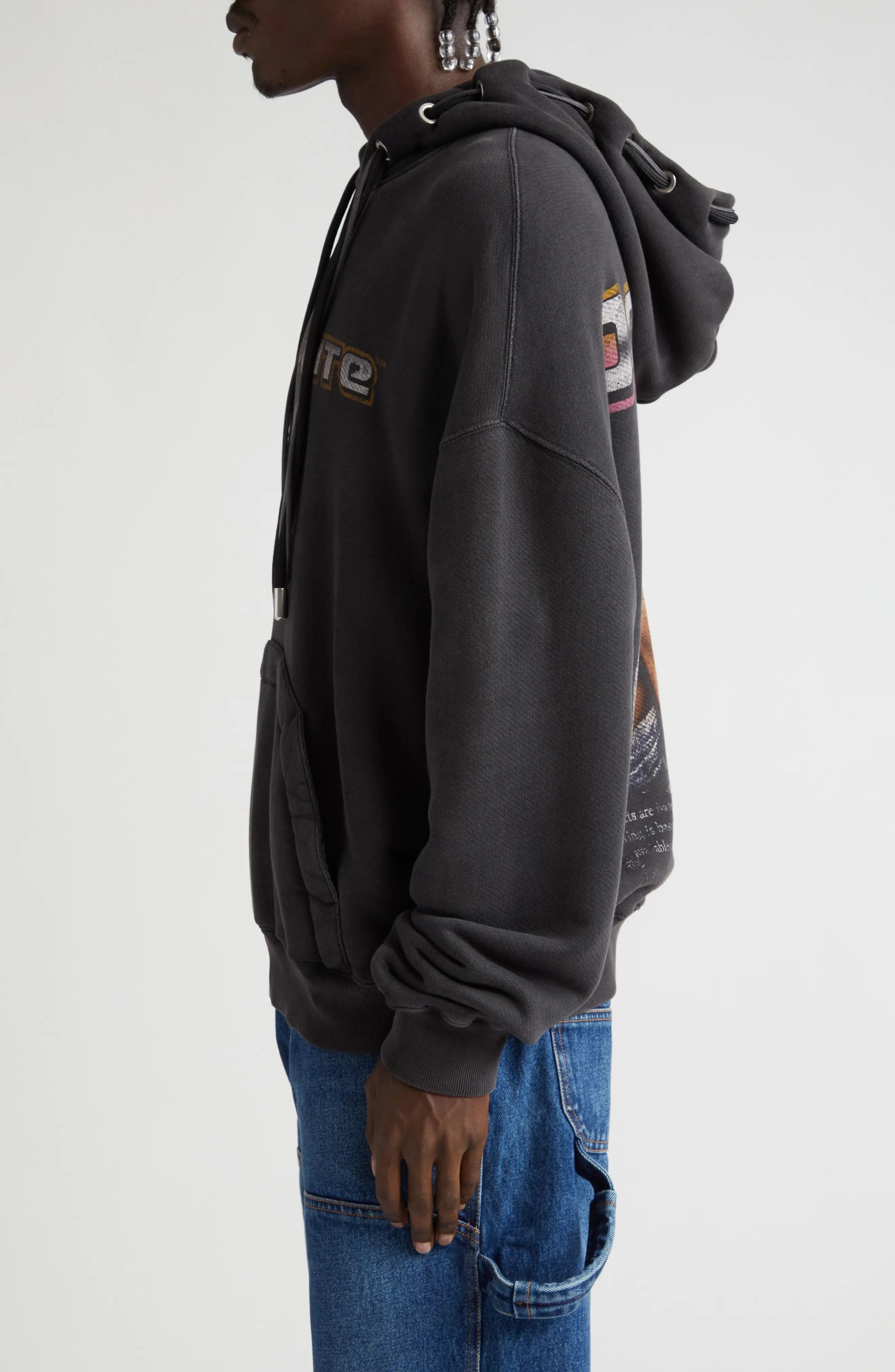 Off-White o1y0325 Logo Hoodie in Black Size US XS / EU 42 / 0 - 4 Thumbnail