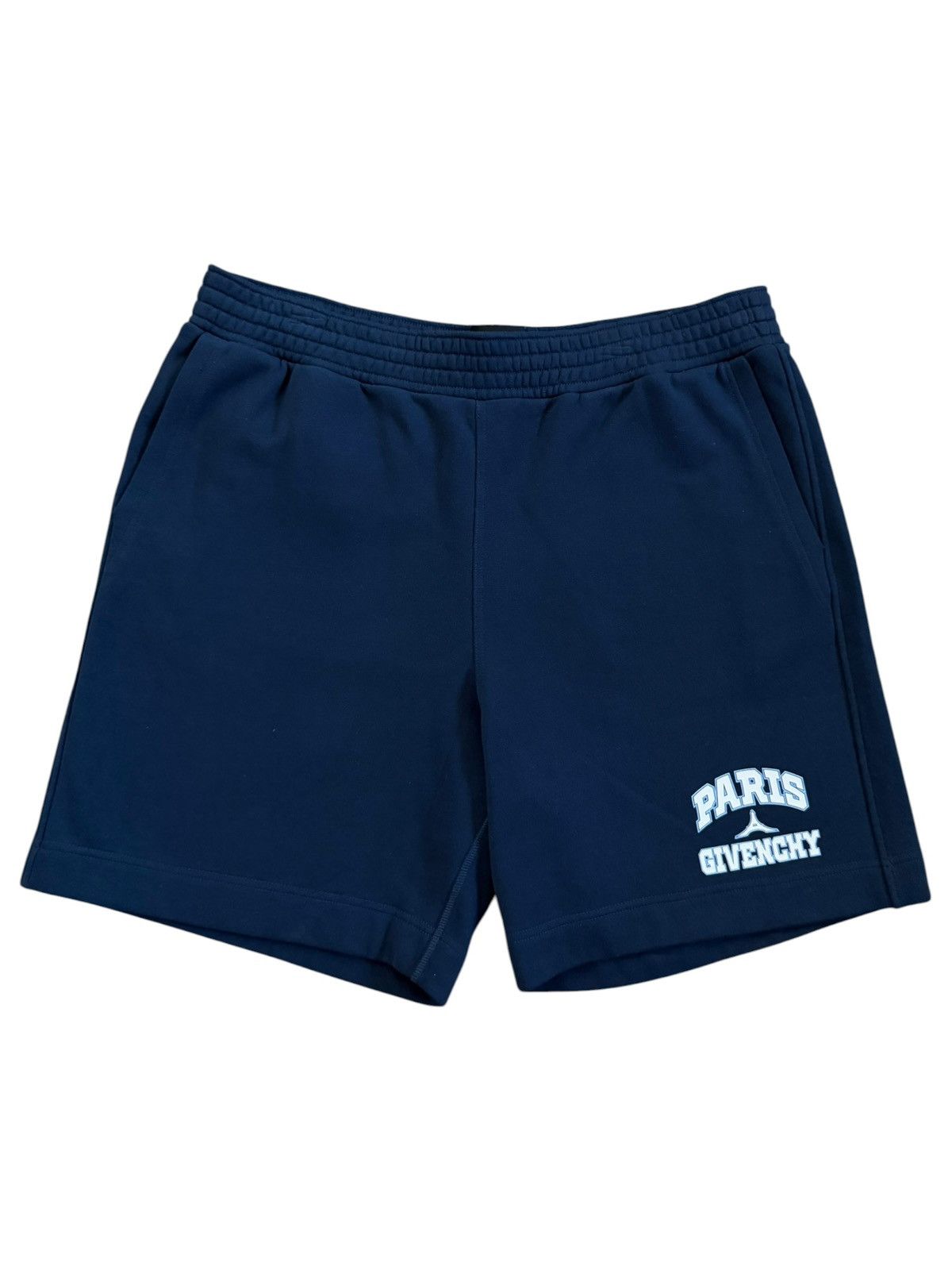 Givenchy Givenchy Paris Logo Navy Blue Sweatshorts Size US 40 / EU 56 - 1 Thumbnail
