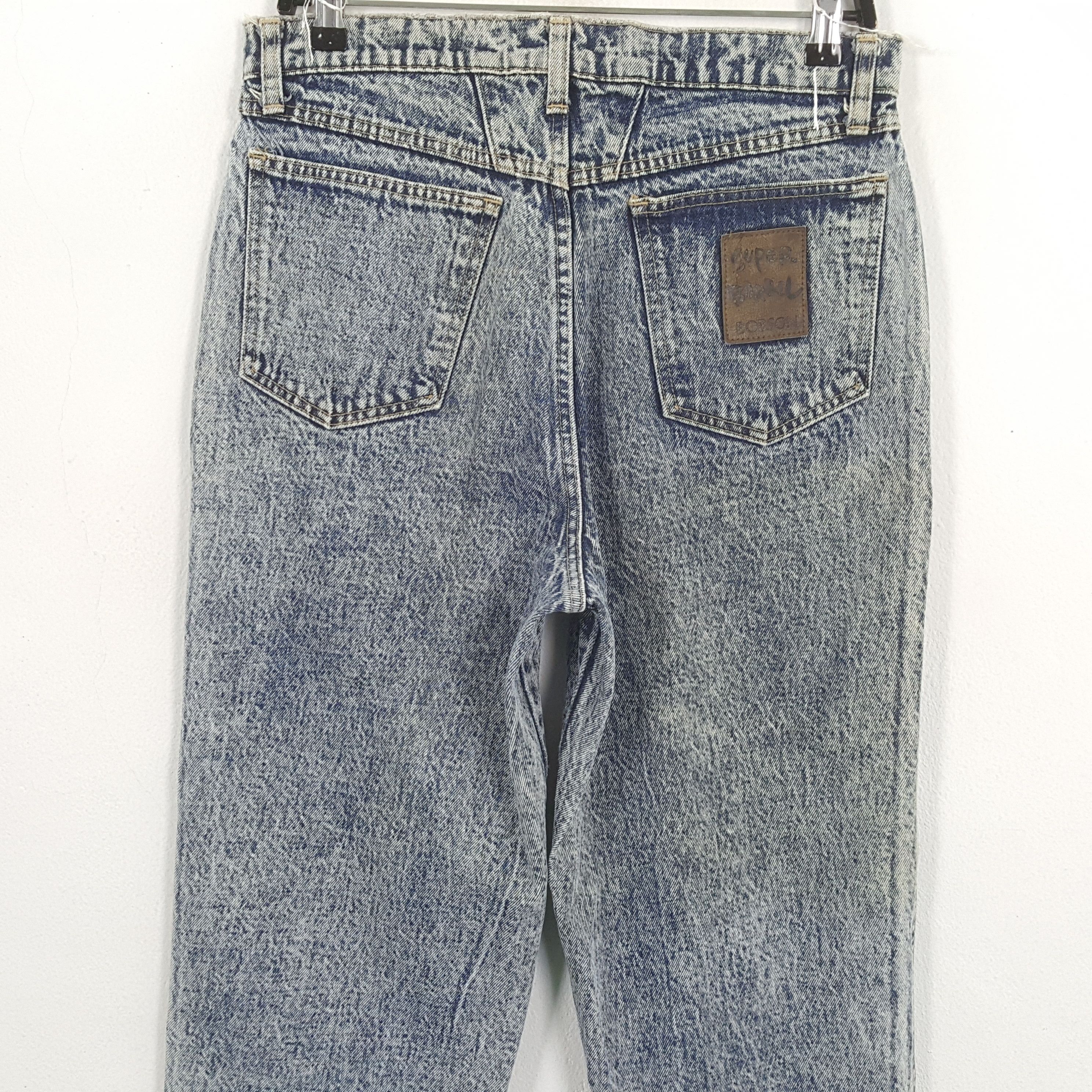 Vintage SUPER BARREL BOBSON Fashion Style Streetwear Jeans Size US 30 / EU 46 - 5 Thumbnail