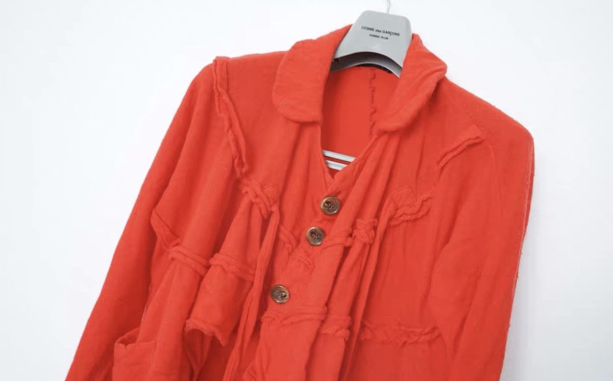 Comme des Garcons Comme des Garçons Round Collar Tie Short Wool Coat Size US M / EU 48-50 / 2 - 3 Thumbnail