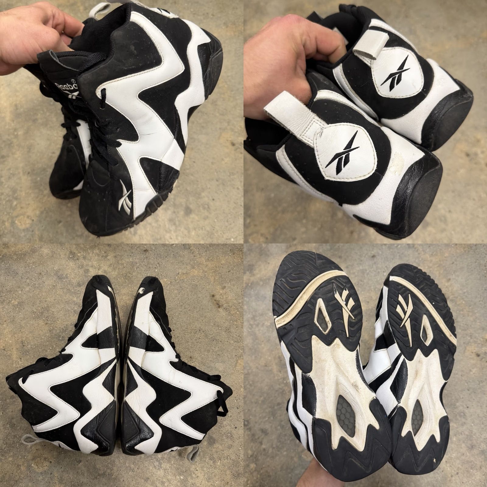 Adidas adidas Kamikaze 2 OG Retro Black White 2020 Size 11 Black White FV2969 Shoes Mens Athletic Sneakers Suede Kamikaze 2 Reebok Size US 10 / EU 43 - 8 Thumbnail