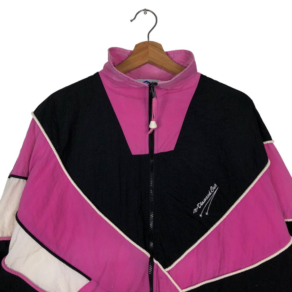 Japanese Brand 🔥Vtg Bomber Jacket Nylon Diamond Cut By Umbro Rare Design Size US M / EU 48-50 / 2 - 3 Thumbnail