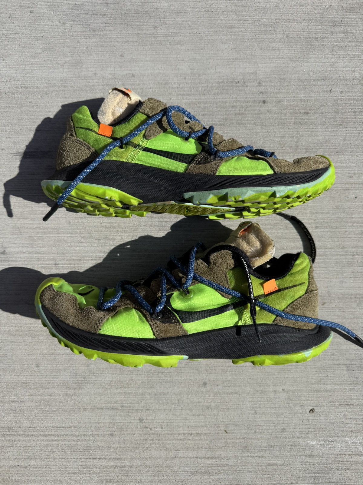 Off-White OFF-WHITE X NIKE ZOOM TERRA KIGER 5 ELECTRIC GREEN 7M 8.5W Size US 8.5 / IT 38.5 - 1 Thumbnail