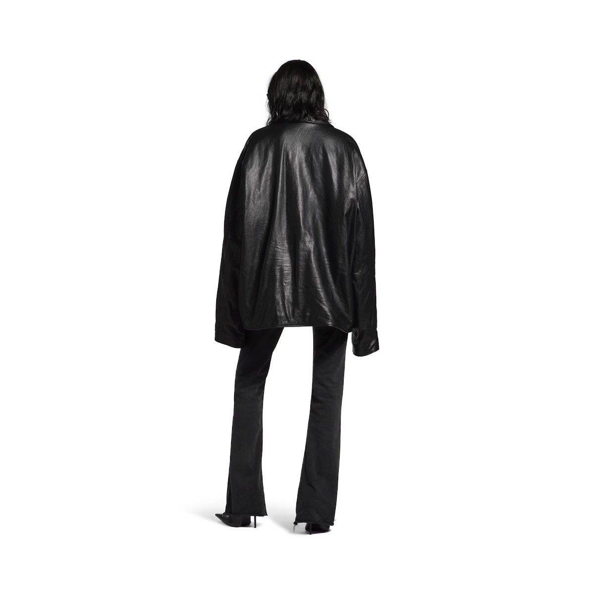 Balenciaga 🔥$8.3K VALUE🔥Leather Taxi bomber jacket Size US L / EU 52-54 / 3 - 4 Thumbnail