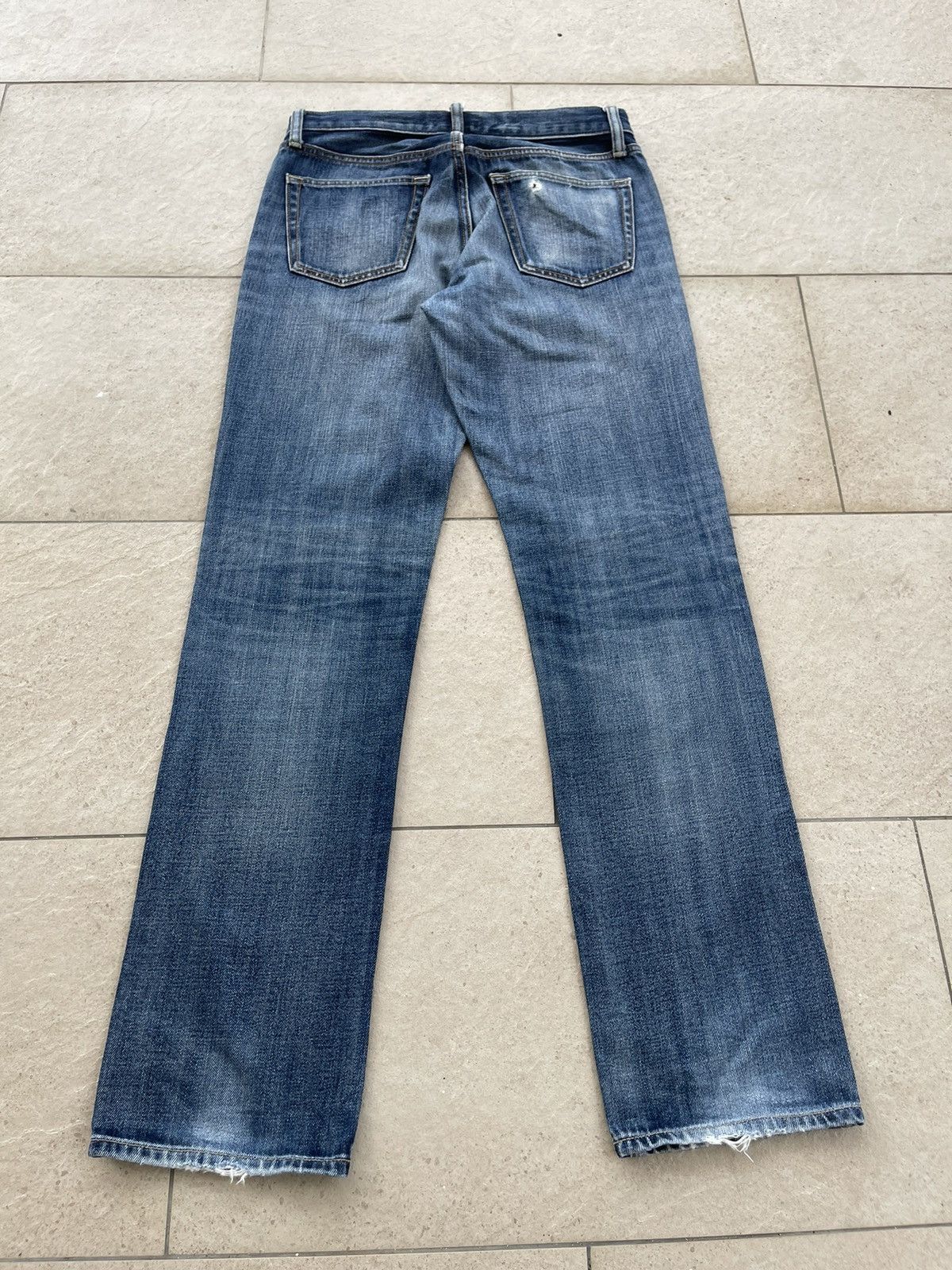 Japanese Brand × Uniqlo 🔥 Japanase Brands Uniqlo Distressed Denim W30🔥 Size US 30 / EU 46 - 4 Thumbnail