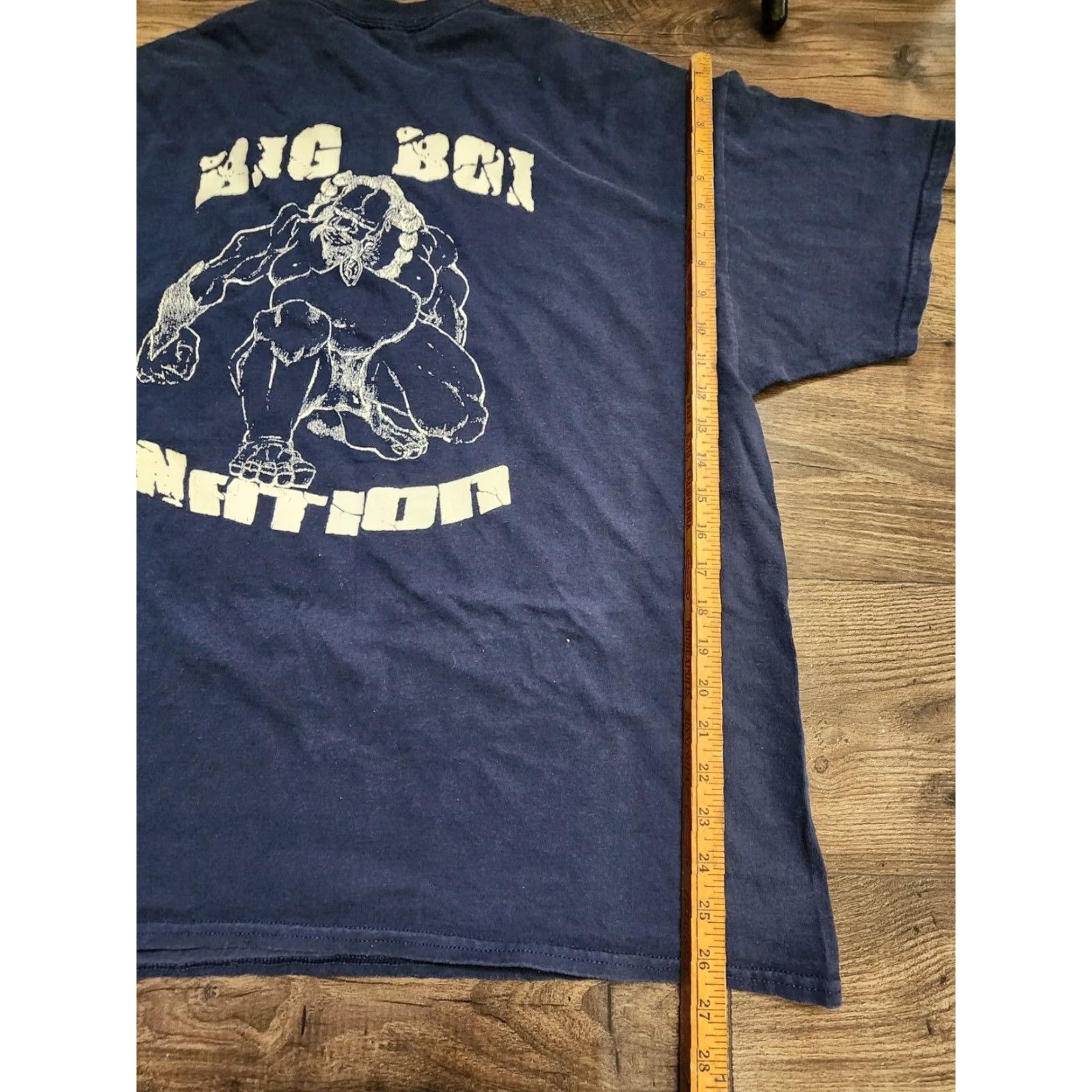Gildan Mens T Shirt 2XL Blue Double-Sided I Eat Small People Big Boi Nation Shirt Size US XXL / EU 58 / 5 - 3 Thumbnail