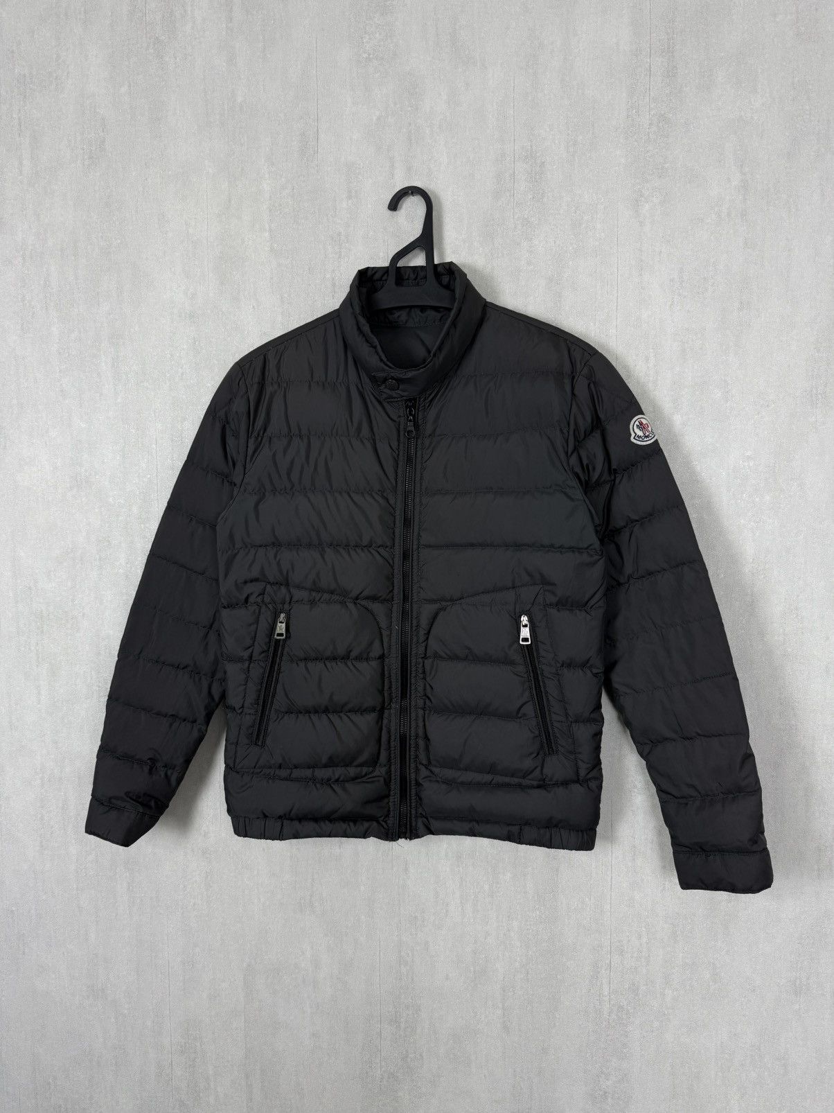 Moncler Moncler Kids Grey Down Puffer Jacket Size 11/146 Size XXS / US 00 / IT 34 - 1 Thumbnail