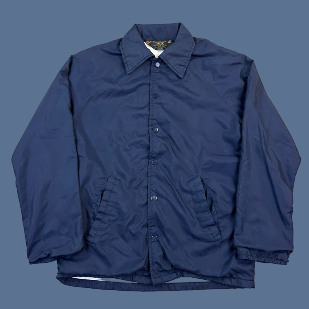Sears VINTAGE Sears Coaches Jacket Mens XS Blue Nylon Fleece Lined Windbreaker 80s Size US XS / EU 42 / 0 - 1 Thumbnail