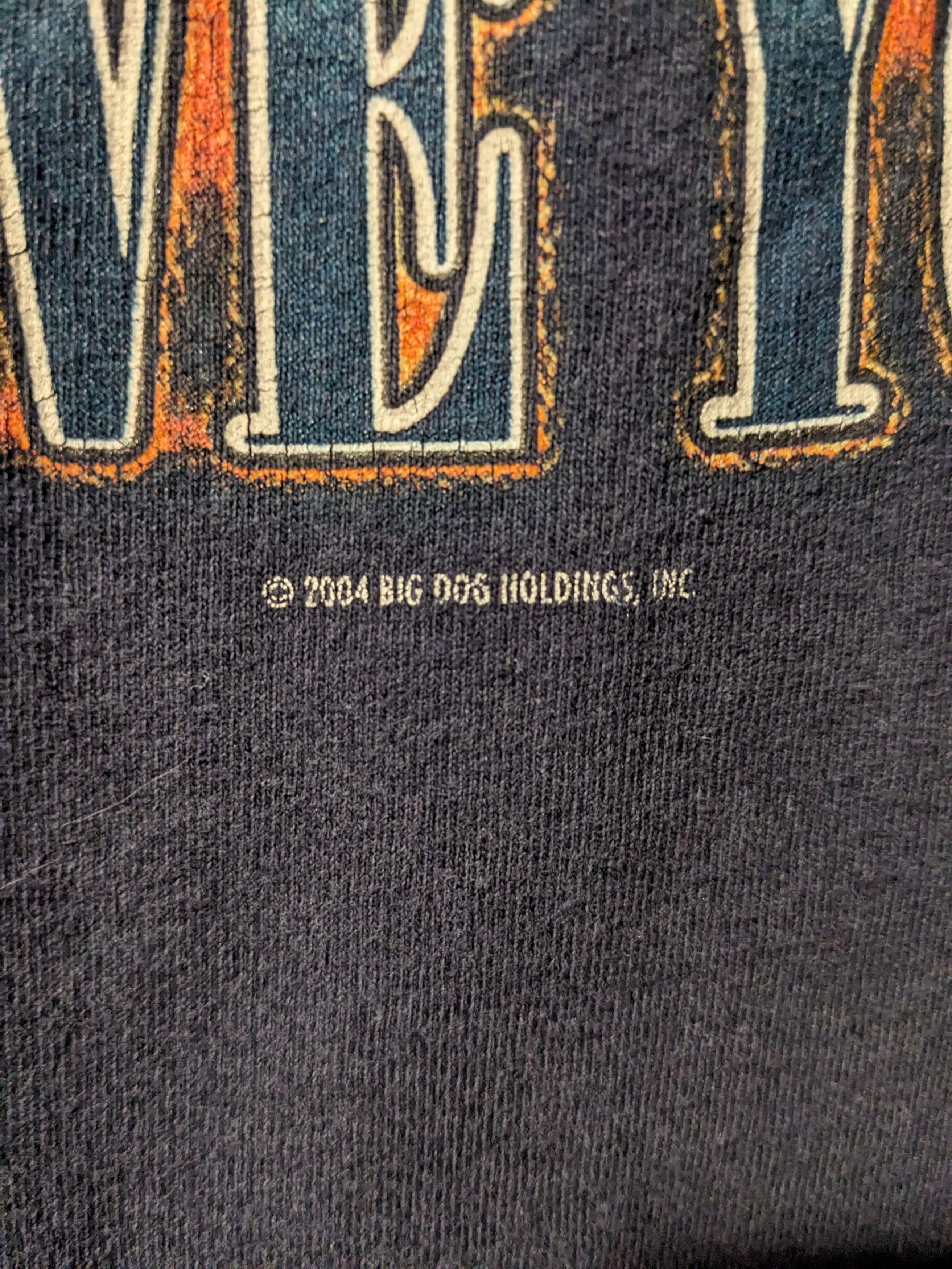 Big Dogs × Vintage Vintage 2004 Big Dogs Firefighter Bustin Ours T-shirt Size US XL / EU 56 / 4 - 3 Thumbnail