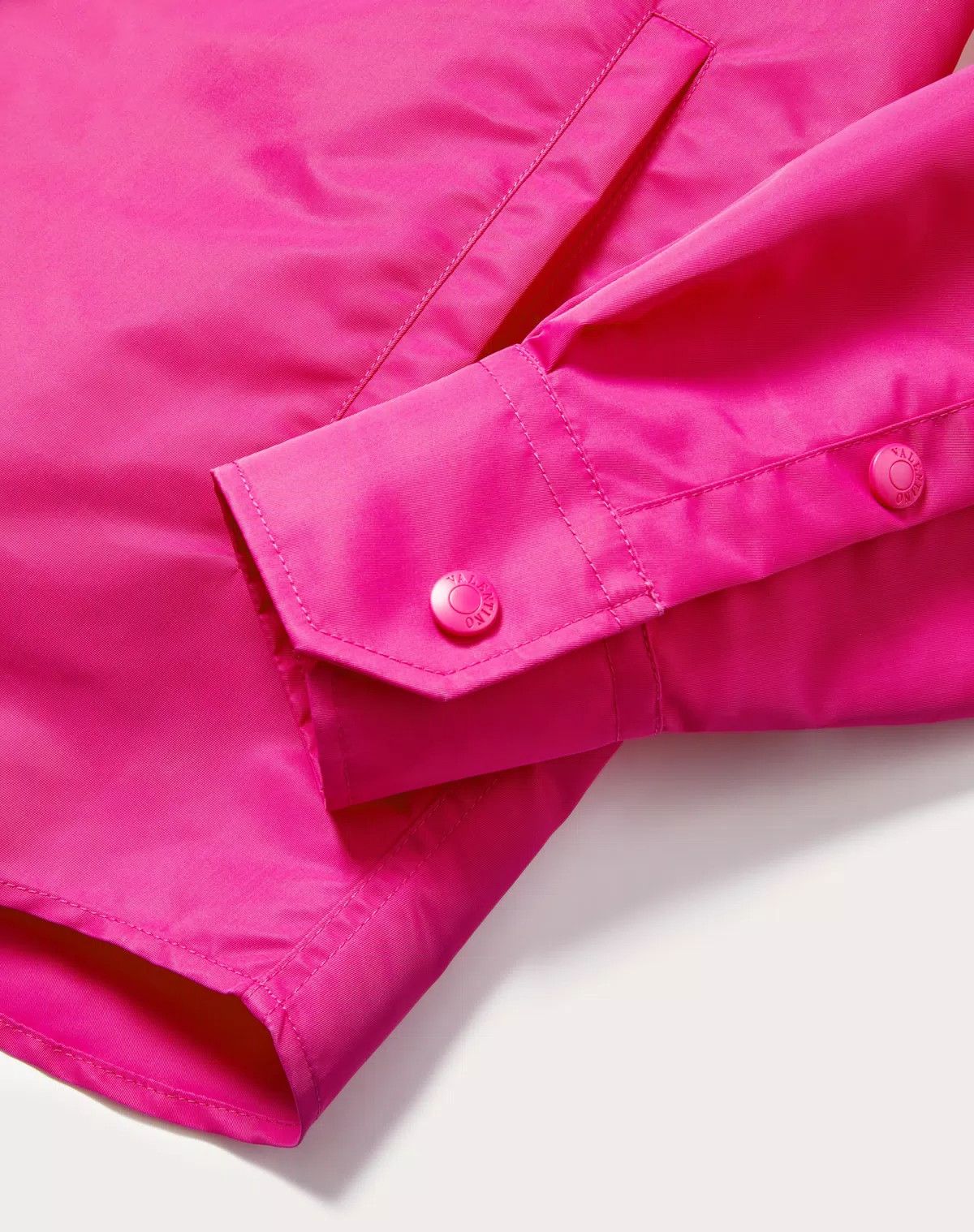 Valentino oc11z0625 Nylon Shirt Jacket in Pink Size US M / EU 48-50 / 2 - 4 Thumbnail