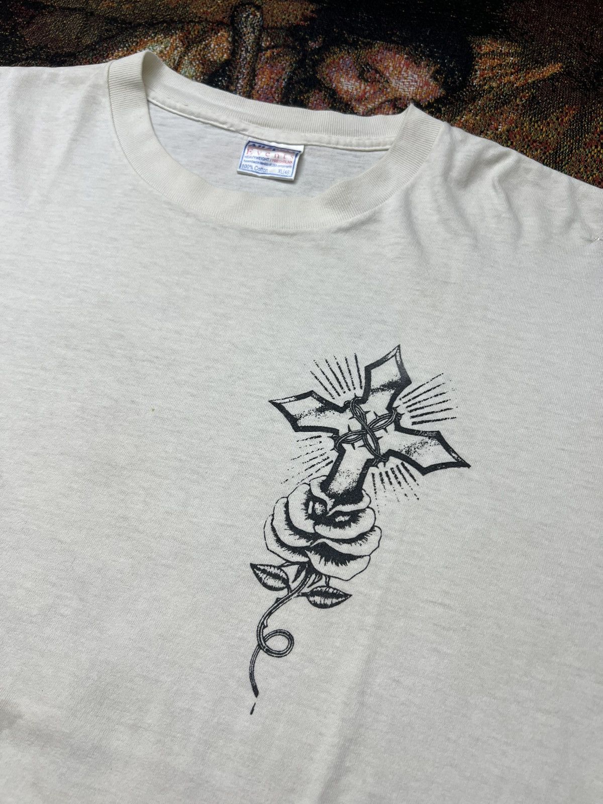 Vintage Vintage Amazing Grace Jesus Tee Size US XL / EU 56 / 4 - 4 Thumbnail
