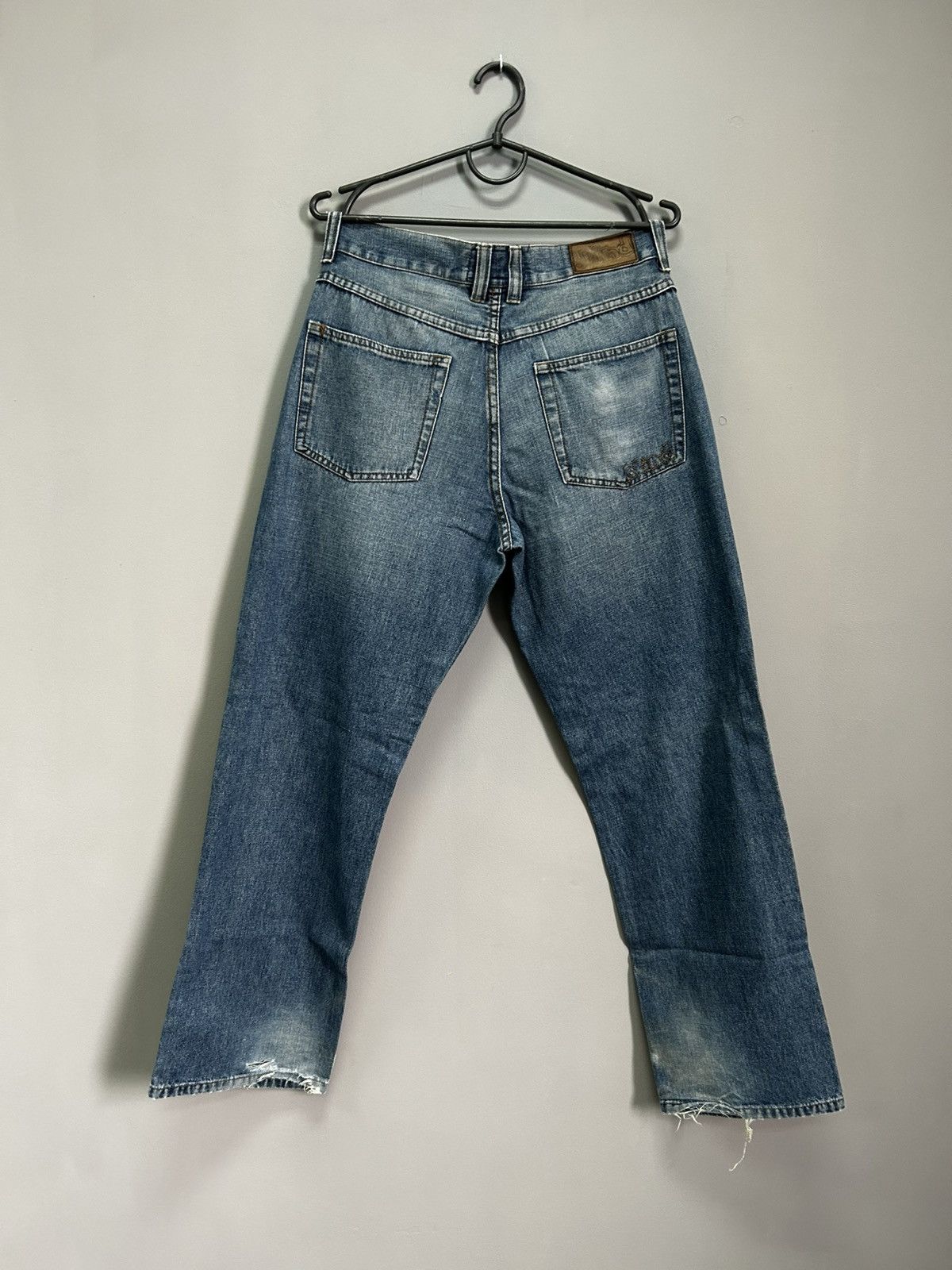 Blind Skateboards Vintage Blind Baggy Jeans Japanese Faded Wide Flared Rare Size US 32 / EU 48 - 2 Thumbnail