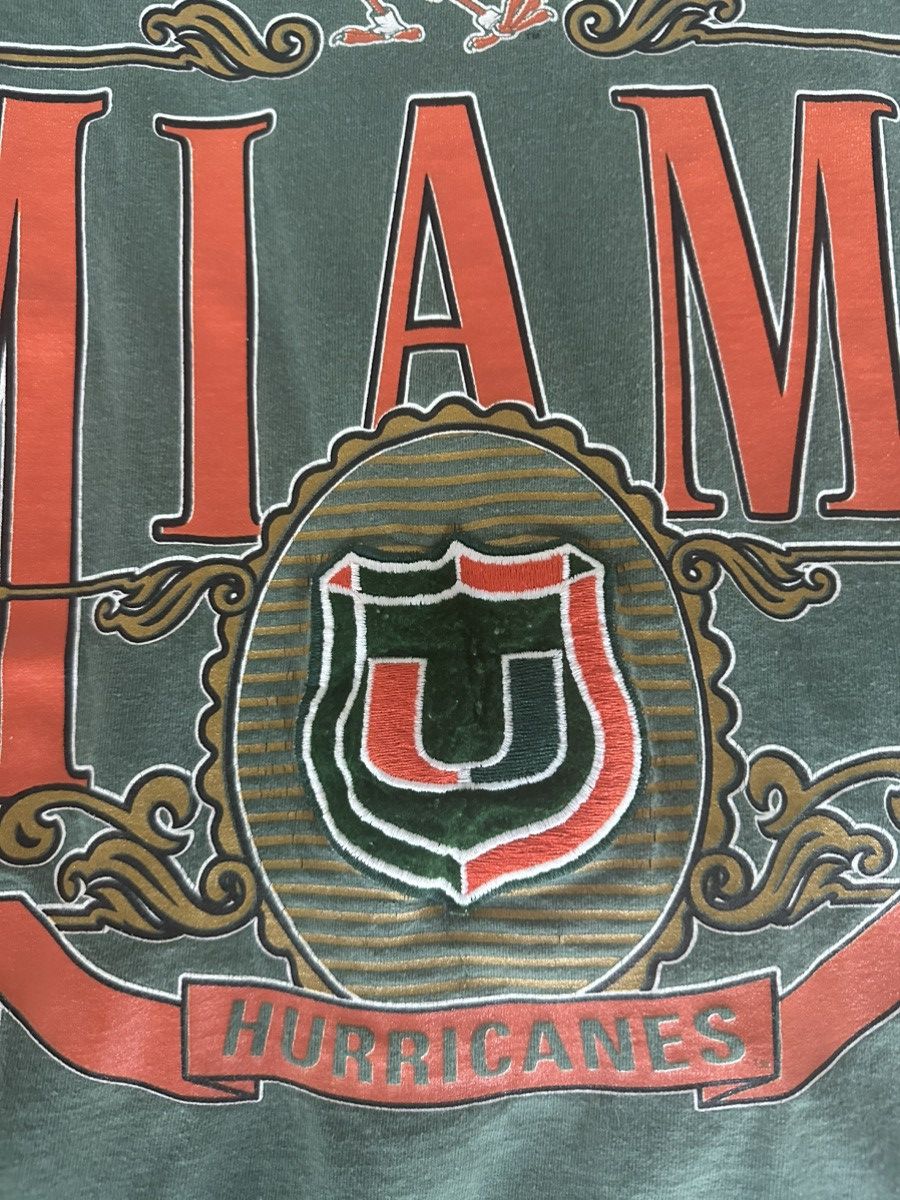 Vintage Vintage Miami University Canes Shirt Size US XL / EU 56 / 4 - 2 Thumbnail
