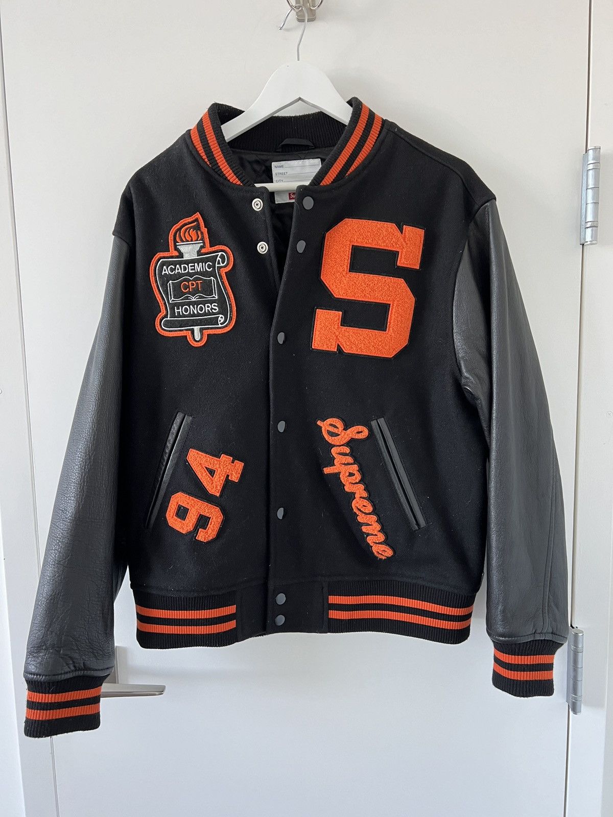 Supreme Supreme Team Varsity Jacket | Grailed