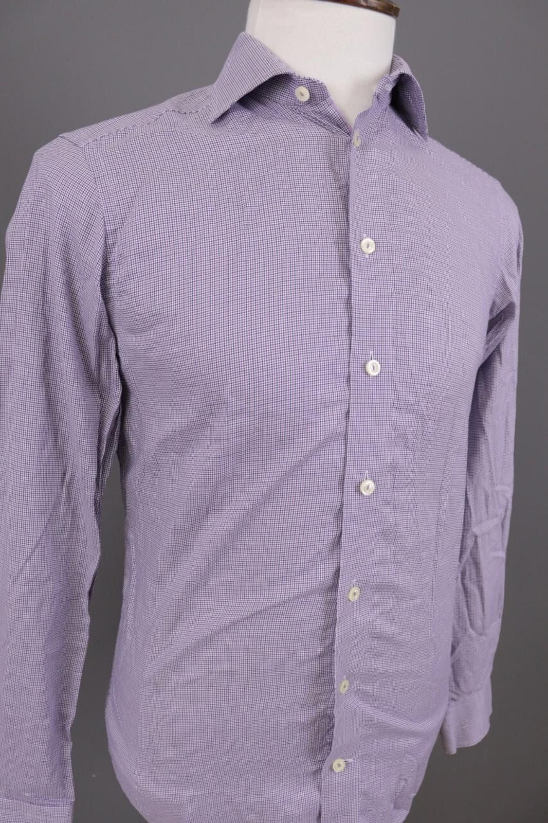 Eton Eton Contemporary Purple Luxury Shirt Size 38 / 15 Size US M / EU 48-50 / 2 - 6 Thumbnail