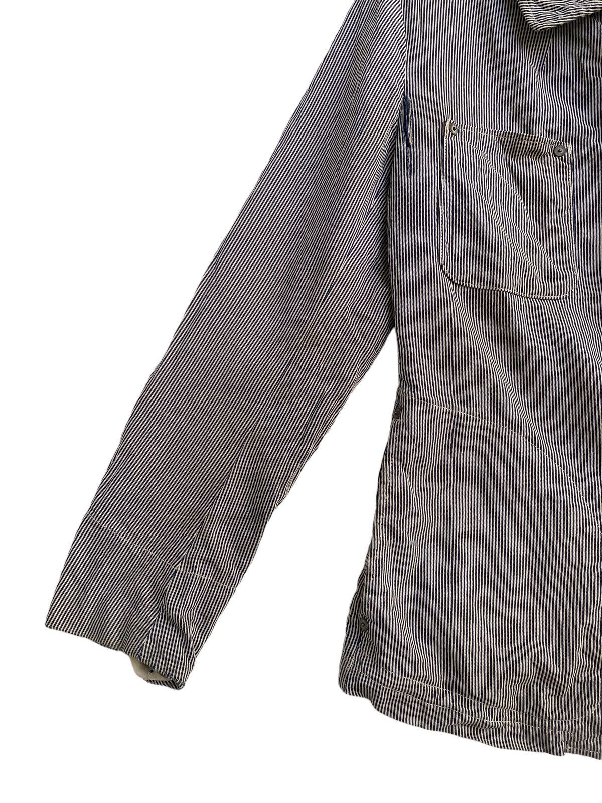 TO KI TO Vtg 90s TO KI TO japan hickory stripe workwear coat jacket Size US S / EU 44-46 / 1 - 2 Thumbnail