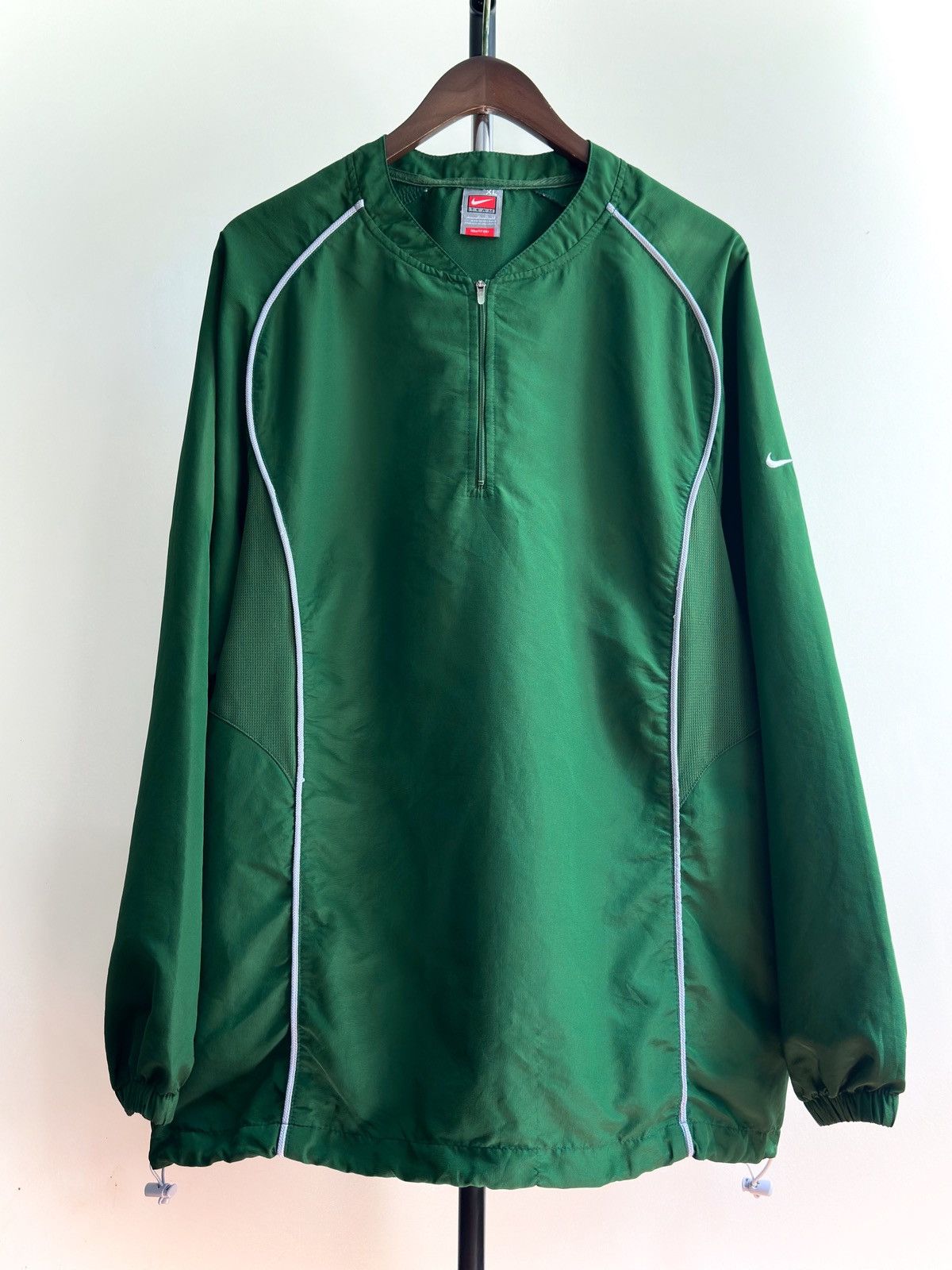 Nike Vintage 90s Nike Quarter Windbreaker Jacket Size US XL / EU 56 / 4 - 1 Thumbnail