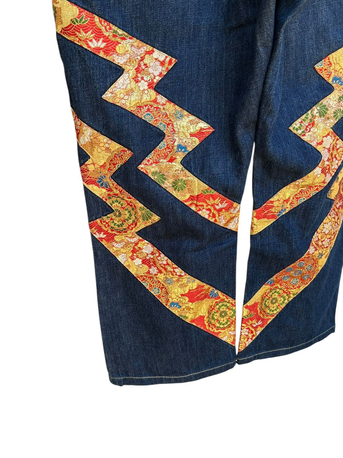 Japanese Brand × Kapital × Vintage Karakuri Tamashii Inspired Japanese Nishiki Denim Jeans Size US 40 / EU 56 - 10 Thumbnail