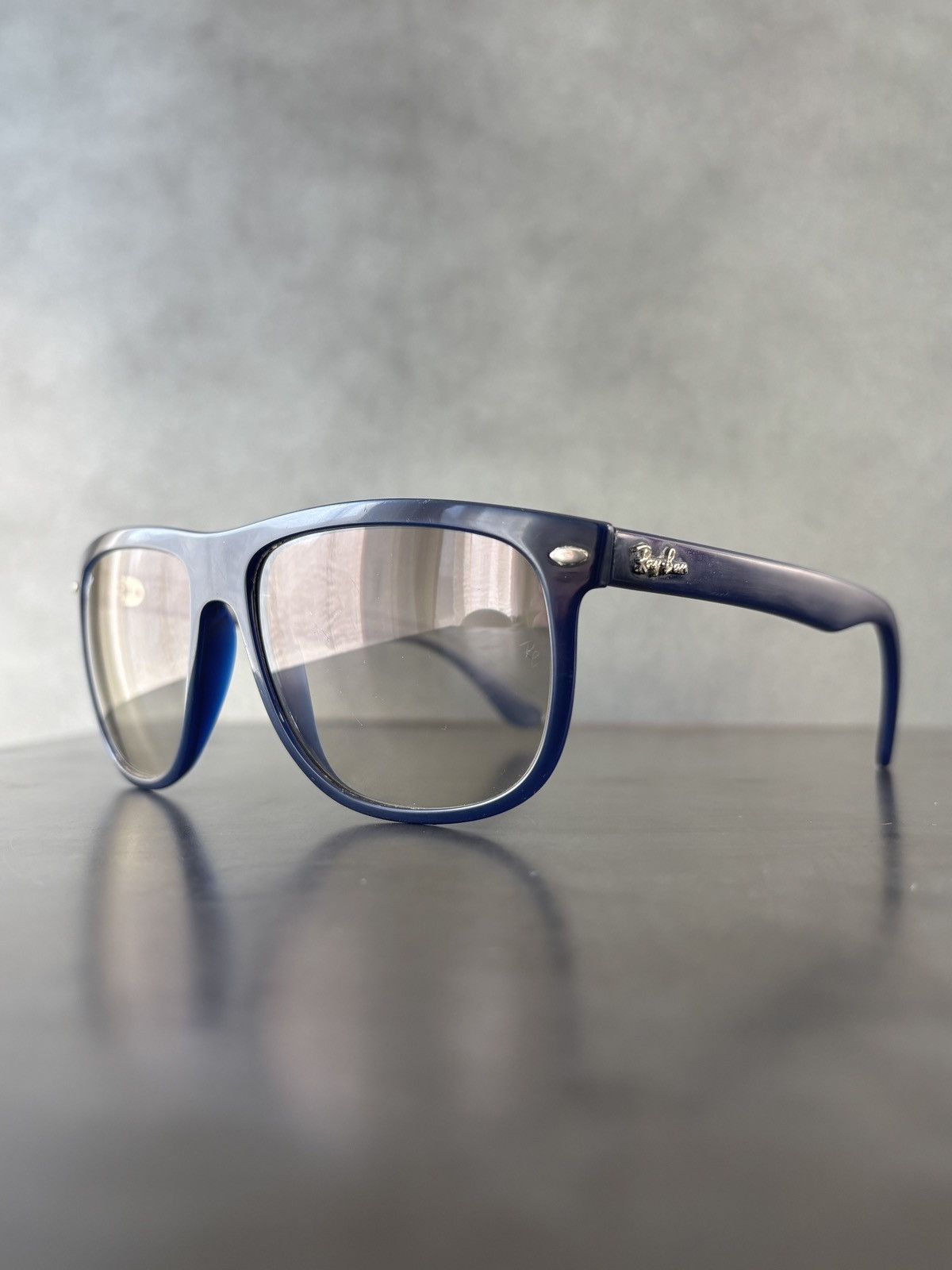 RayBan Ray-Ban Sunglasses RB4147 Made in Italy Blue Sport Boyfriend Size ONE SIZE - 2 Thumbnail
