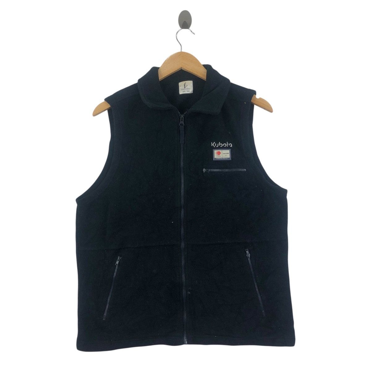 USA Olympics Vintage OLYMPIC JAPAN 1998 Crew Opening Fleece Vest Size US M / EU 48-50 / 2 - 1 Thumbnail