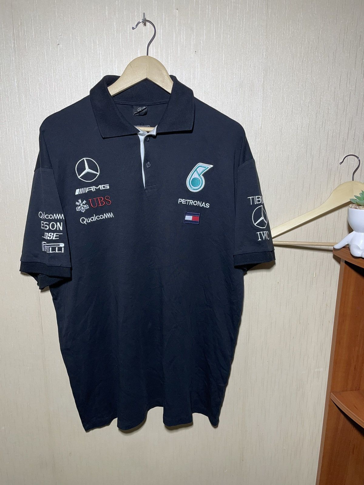 Vintage Mercedes Formula 1 racing polo shirt vintage Size US XL / EU 56 / 4 - 1 Thumbnail