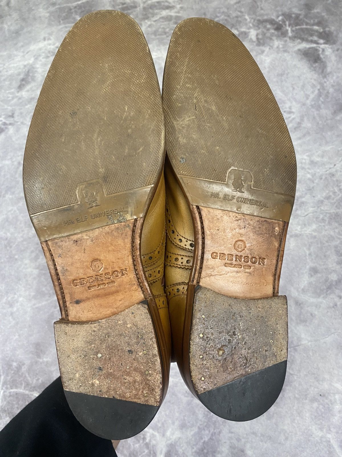 Grenson Grenson Dylan Wing Tip Oxford Brogue Leather Shoes Size: 46 Size US 13 / EU 46 - 10 Thumbnail