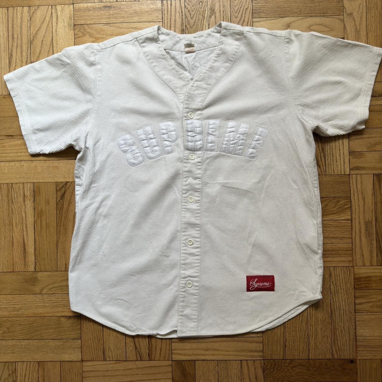 Supreme Supreme couduroy baseball jersey | Grailed