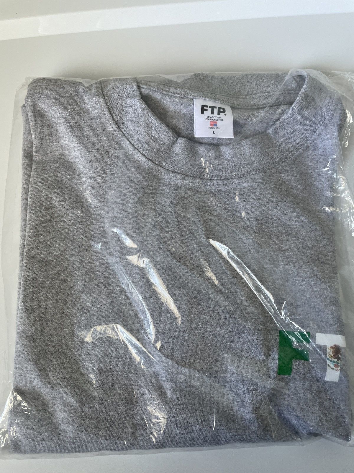 Fuck The Population GREY FTP MEXICAN FLAG LOGO TEE LARGE Size US L / EU 52-54 / 3 - 3 Thumbnail