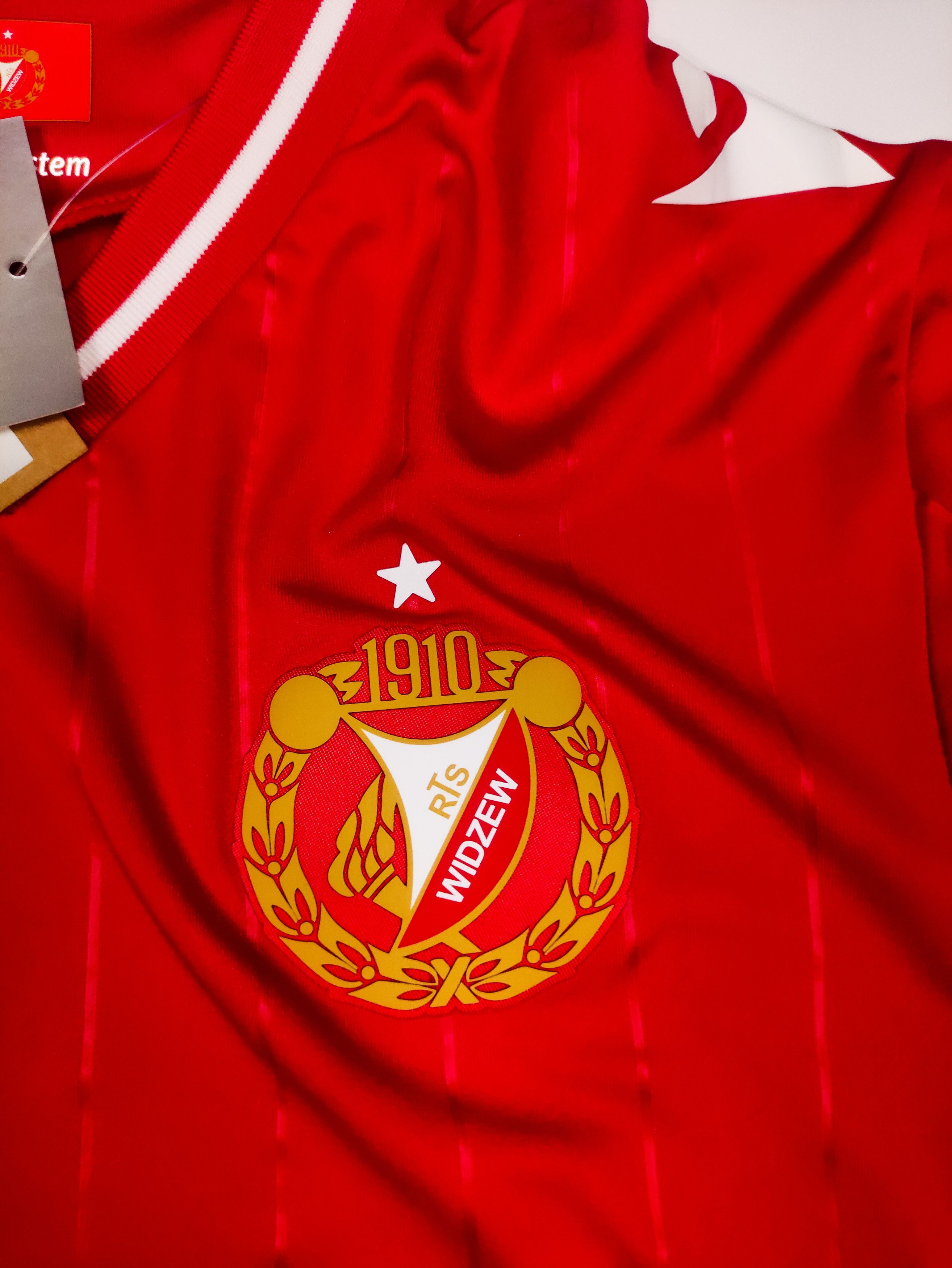 Macron BNWT RTS Widzew Łódź 2023 2024 Macron Home Shirt Kit Jersey Size US XL / EU 56 / 4 - 9 Thumbnail