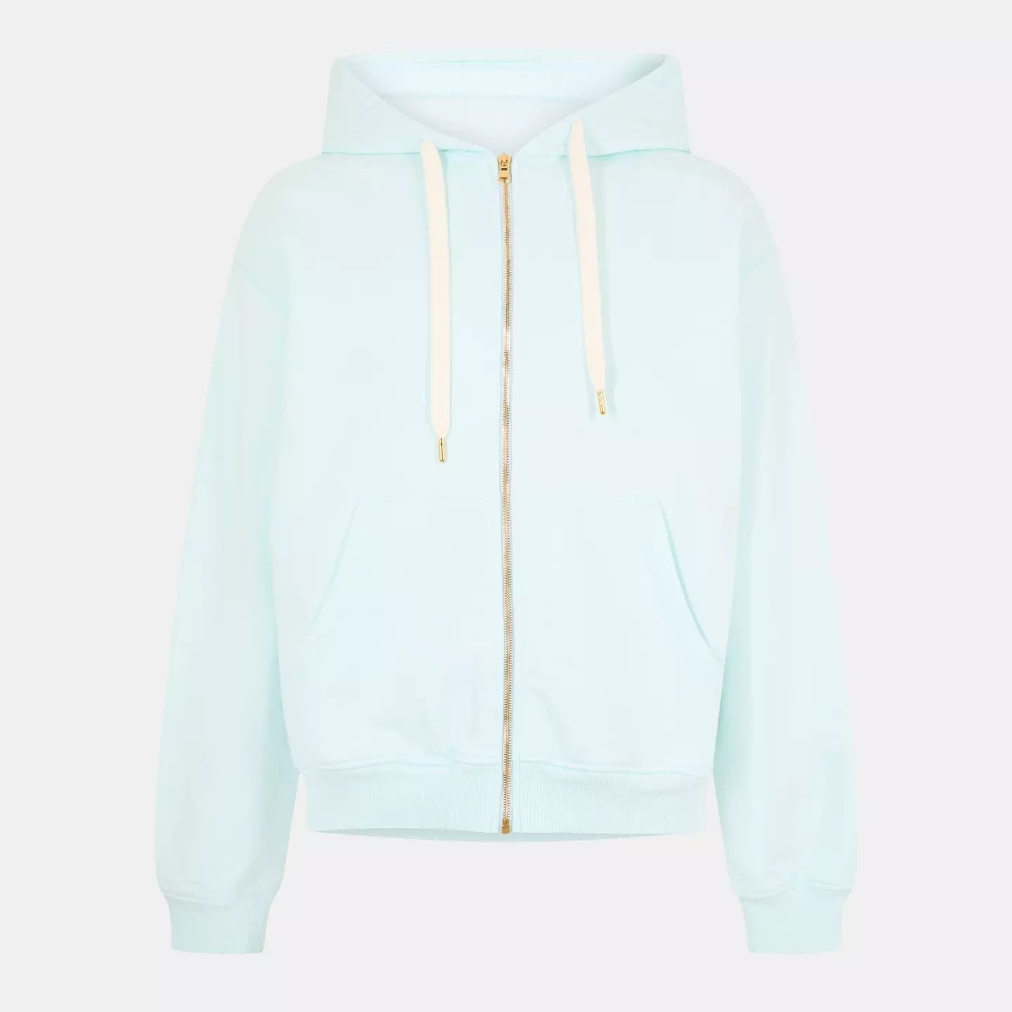Casablanca o1g2r1mq0426 Blades Zip Hoodie in Pale Blue Size US L / EU 52-54 / 3 - 1 Thumbnail