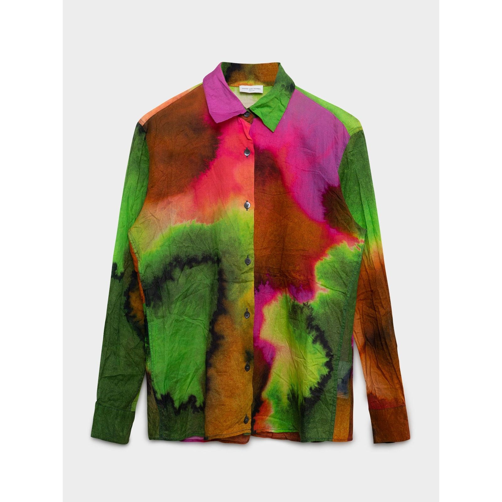 Dries Van Noten Tie-Dye Button-up Shirt Size XS / US 0-2 / IT 36-38 - 1 Thumbnail