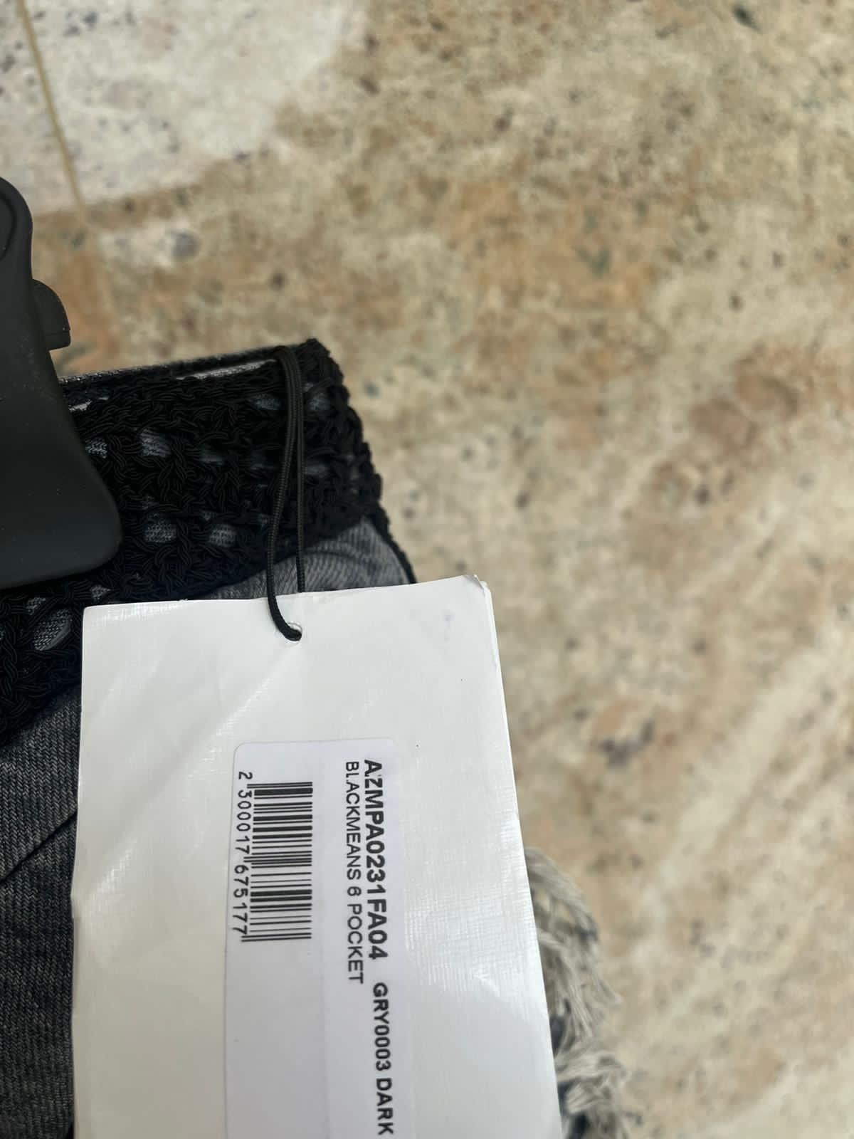 Alyx 6 Pocket Blackmeans Distressed & Frayed Denim in Black Size US 36 / EU 52 - 17 Thumbnail