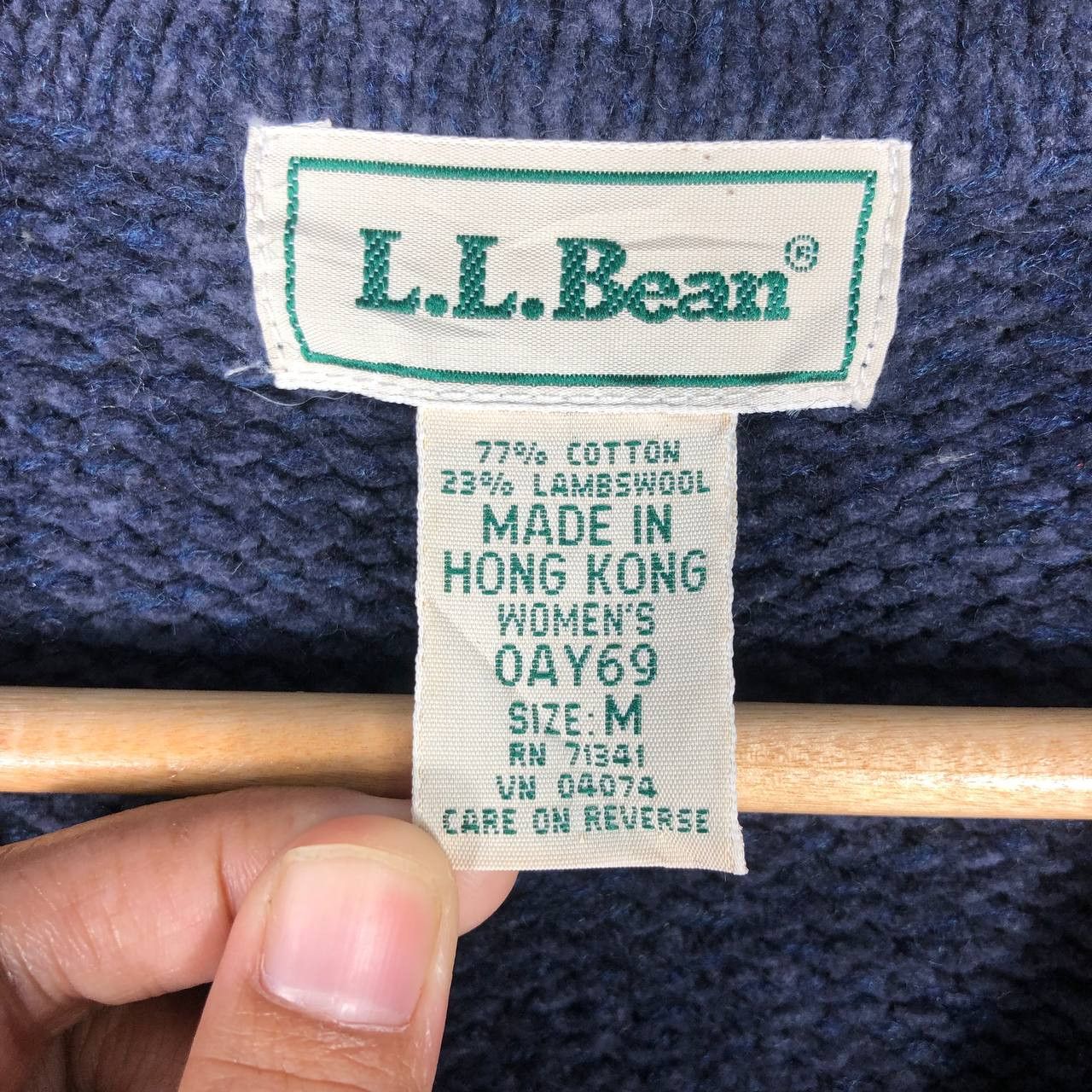 Designer × L.L. Bean × Vintage Vintage L.L Bean women Knitwear Jacket Size M / US 6-8 / IT 42-44 - 8 Thumbnail