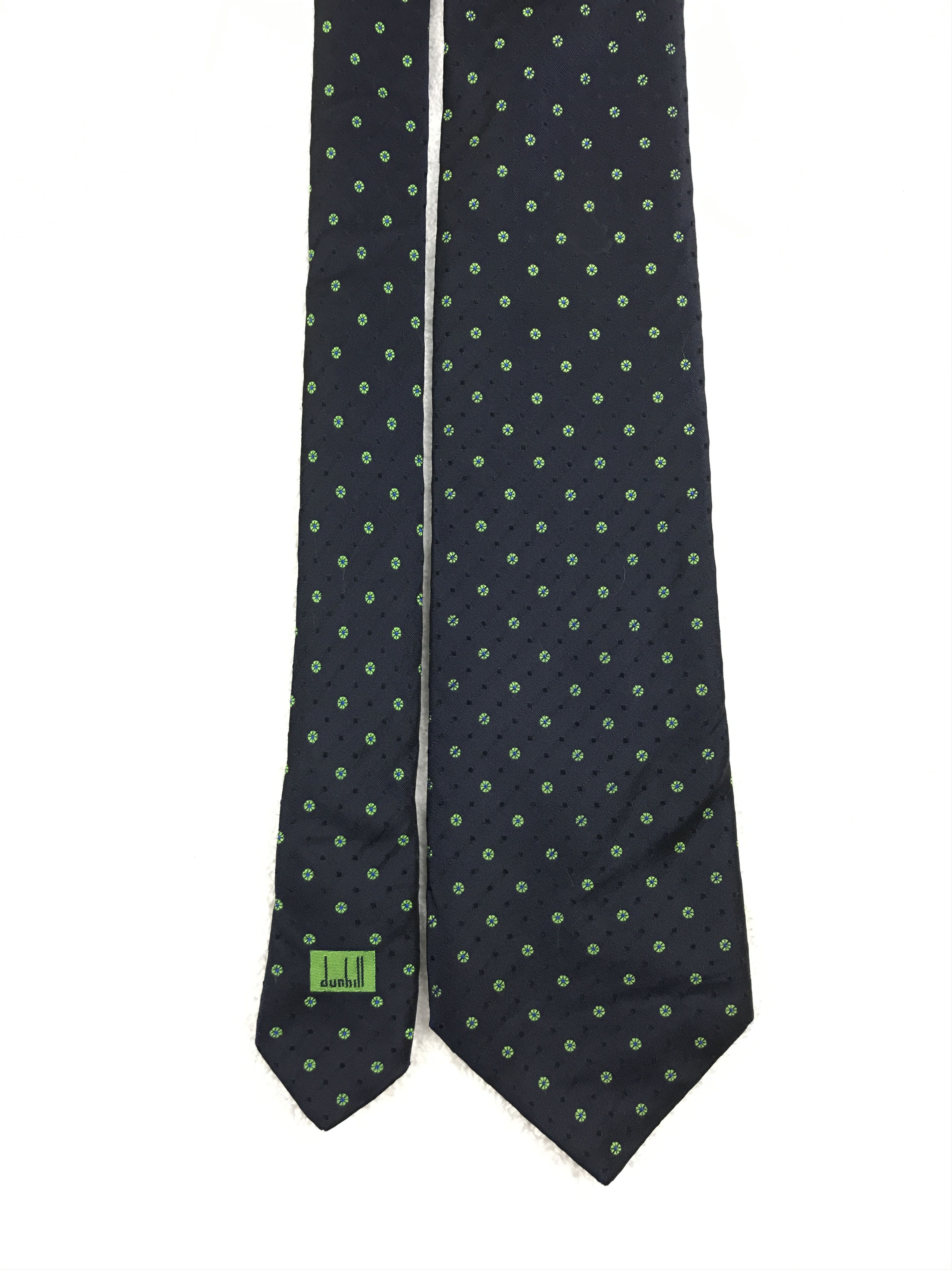 Alfred Dunhill × Designer × Vintage Vintage Dunhill Silk Necktie Size ONE SIZE - 3 Thumbnail
