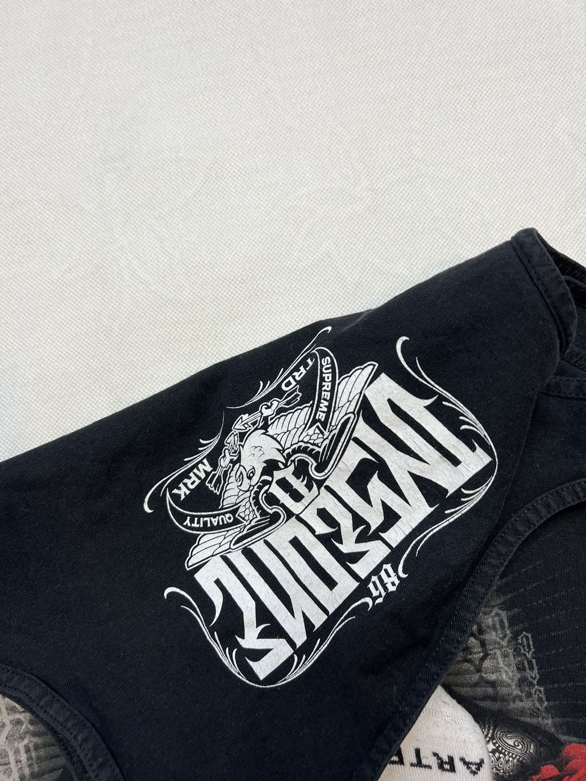 Affliction × Vintage Tshirt Dyseone Affliction vintage skull Size US XXL / EU 58 / 5 - 4 Thumbnail
