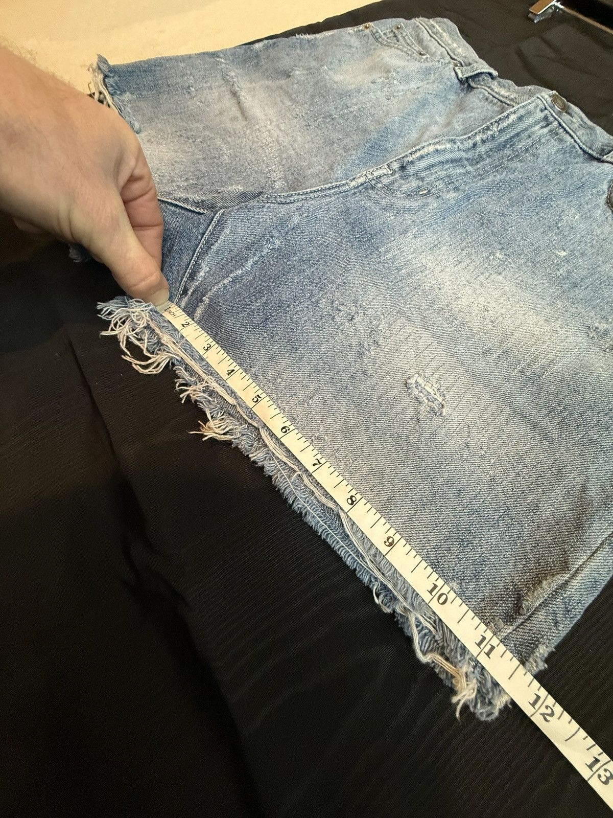 Saint Laurent Paris SS21 Saint Laurent hoochie daddy denim shorts 31 raw hem Size US 31 - 5 Thumbnail