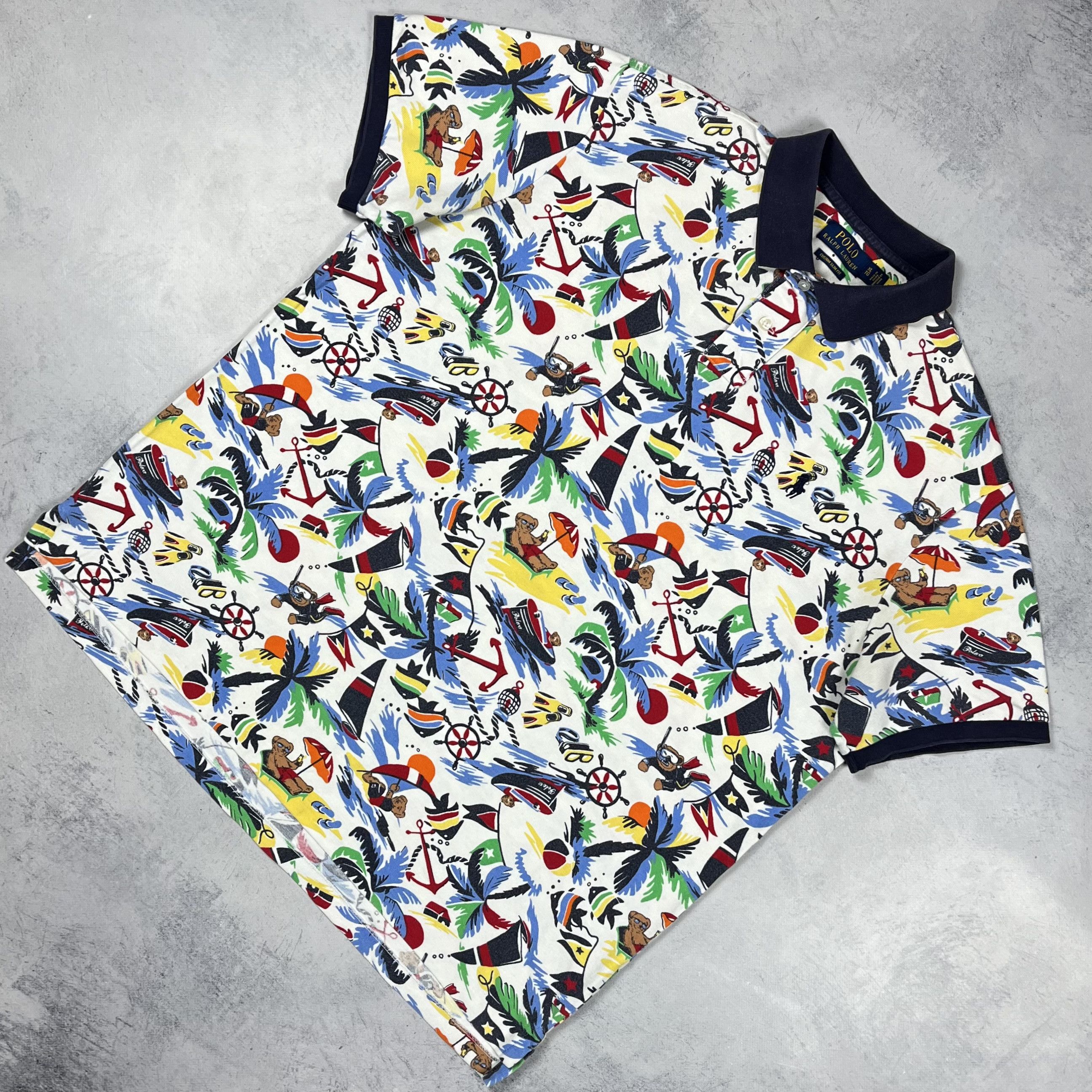 Polo Ralph Lauren Polo Bear Ralph Lauren Multi-logo Polo Shirt Size US XXL / EU 58 / 5 - 1 Thumbnail