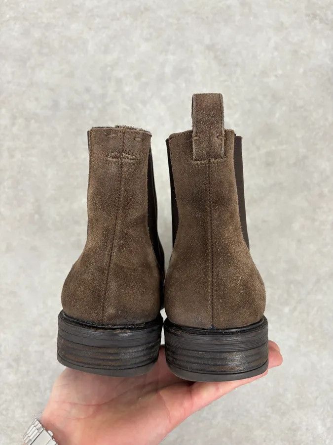 Moschino 2000s Moschino Brown Suede Leather Boots Size US 8.5 / EU 41-42 - 5 Thumbnail