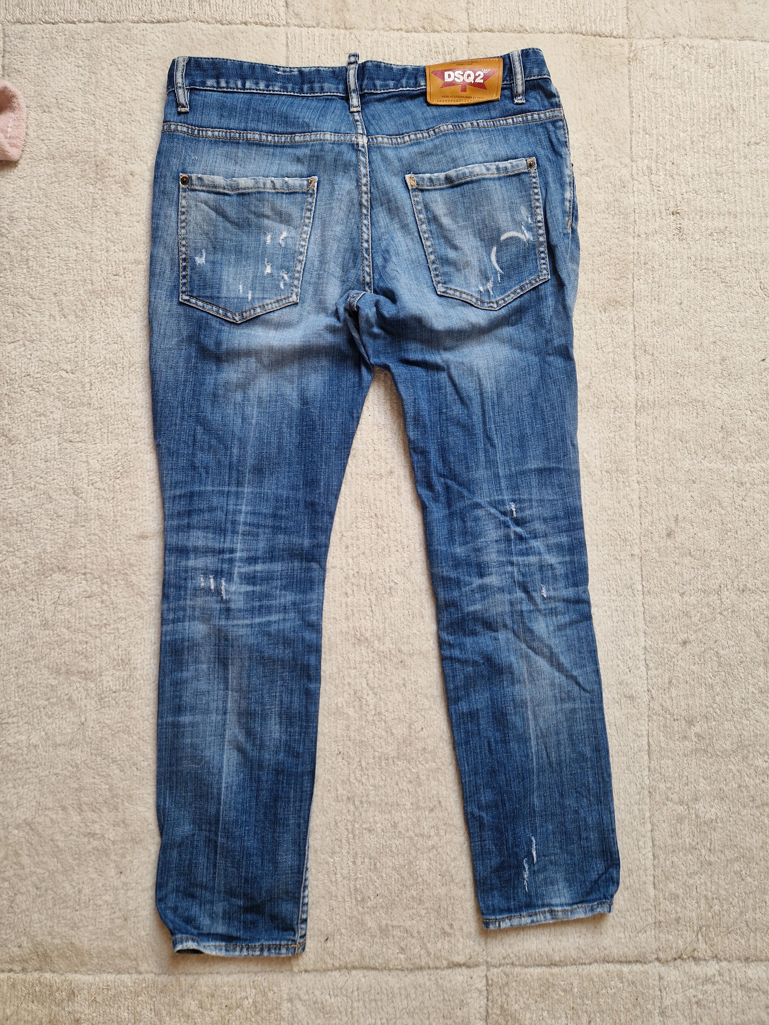 Dsquared2 Authentic DSQUARED2 ripped patch jeans denim distressed Size US 34 / EU 50 - 10 Thumbnail