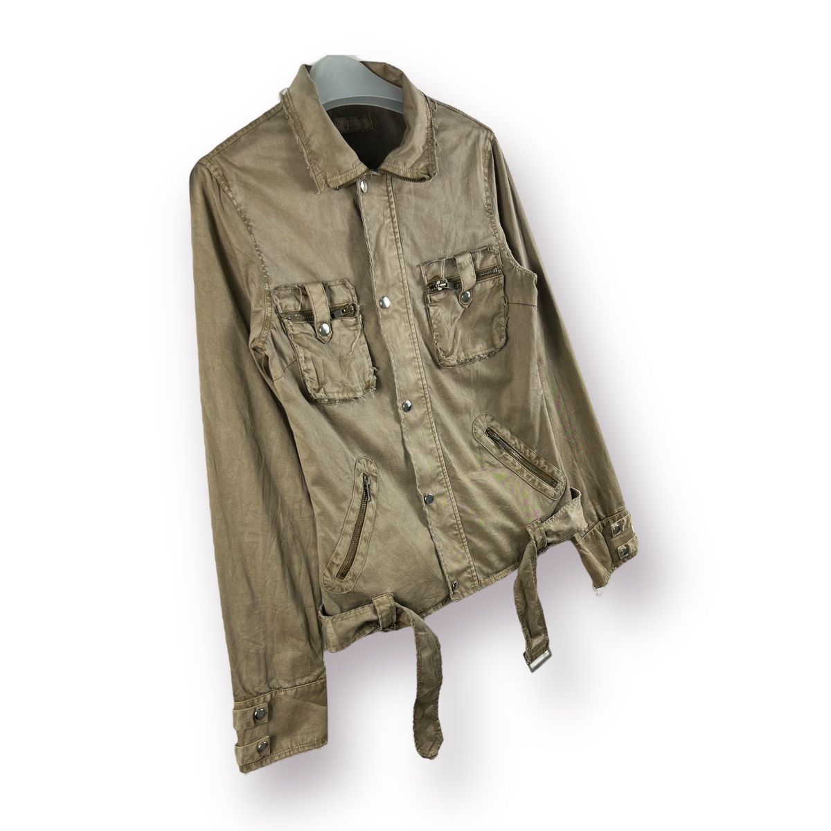 Japanese Brand 🔥 japanese bondage style crop jacket Size XS / US 0-2 / IT 36-38 - 3 Thumbnail