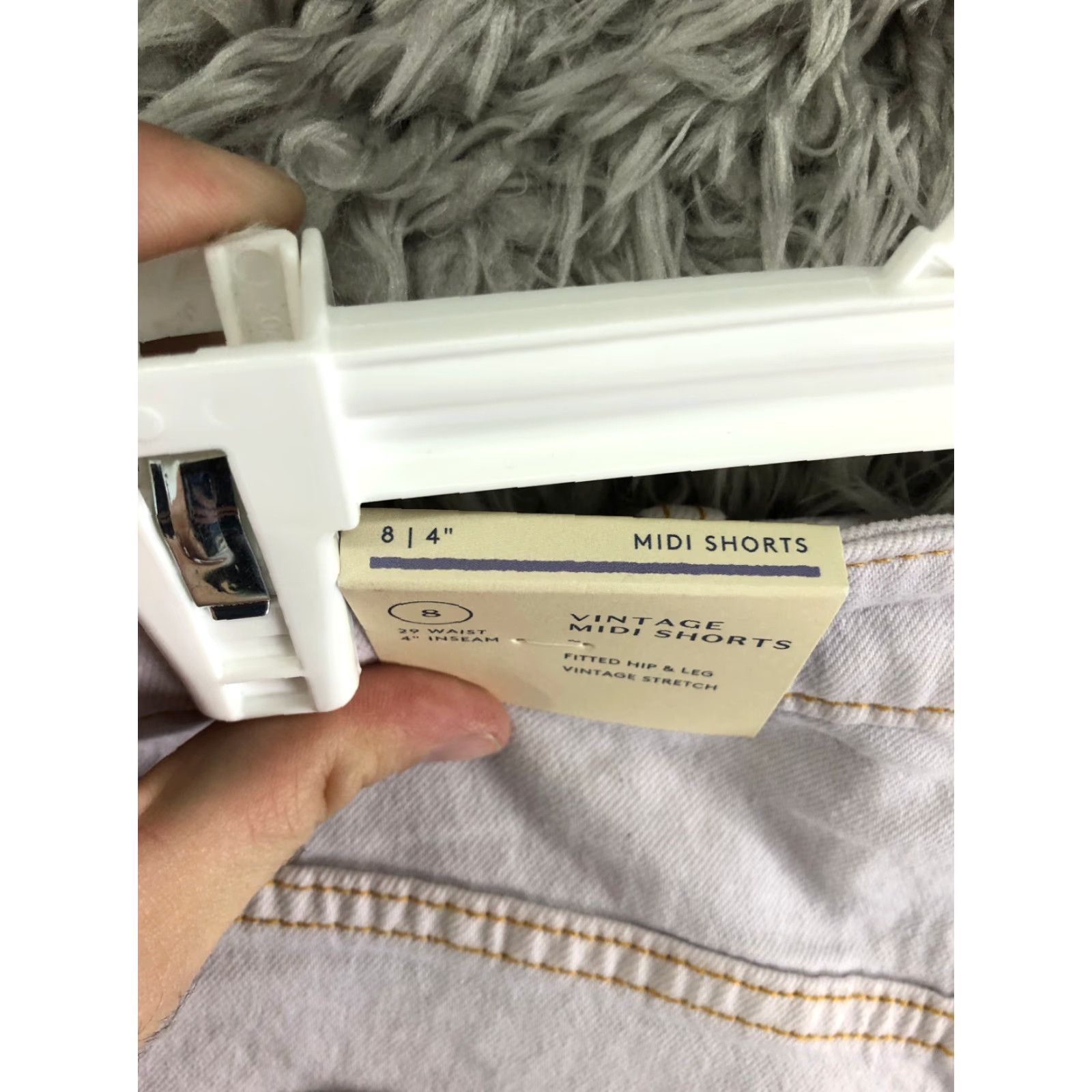 Vintage VINTAGE Universal Thread Midi Shorts Womens Size 8 White Denim Jean Shorts Size 30" / US 8 / IT 44 - 6 Thumbnail