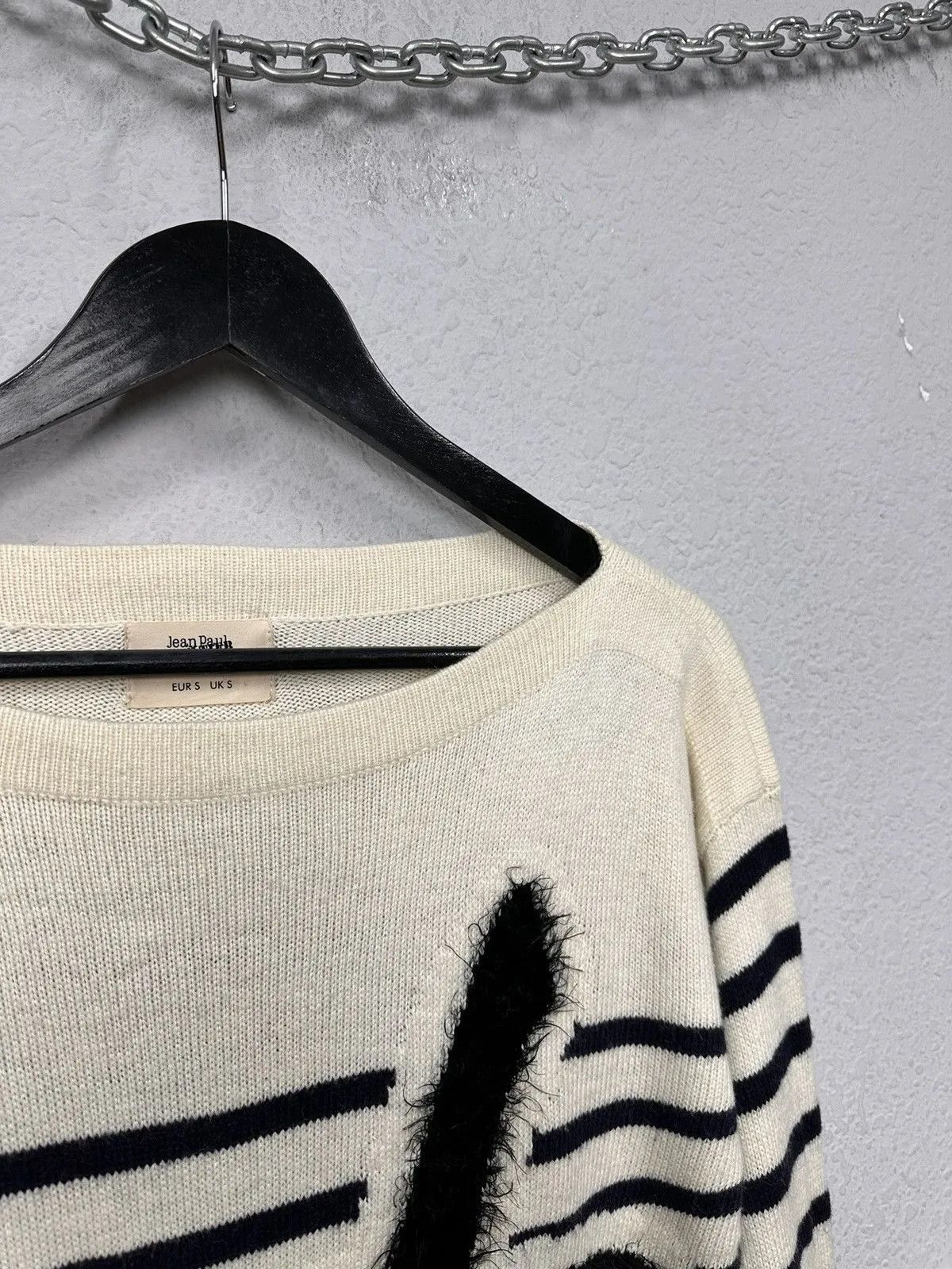 Japanese Brand Women's Jean Paul Gaultier Lindex Face Knit Swearshirt S Size US S / EU 44-46 / 1 - 7 Thumbnail