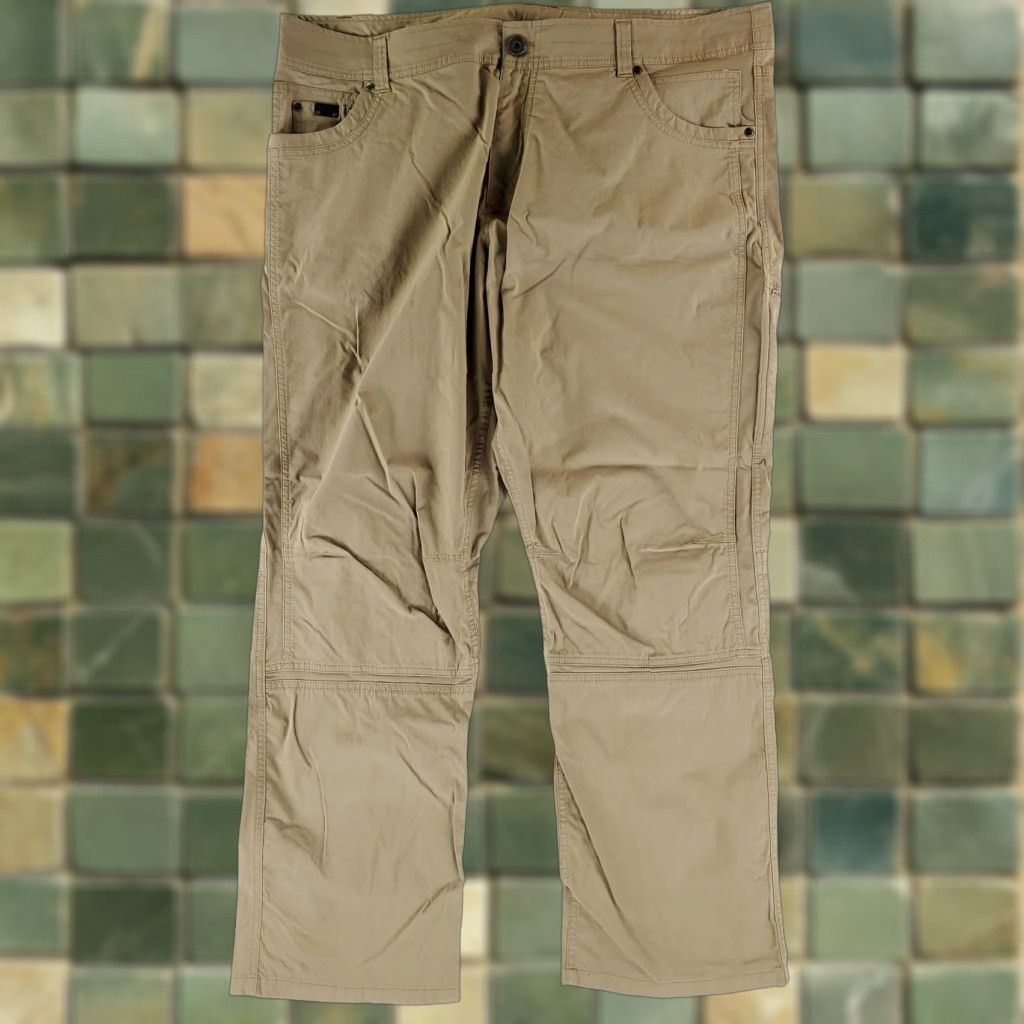 Vintage Kuhl Radikl Pants Hiking Brown Mens 44x31 Casual Pants Mens Brown 44x31 Actual Size US 44 / EU 60 - 1 Thumbnail
