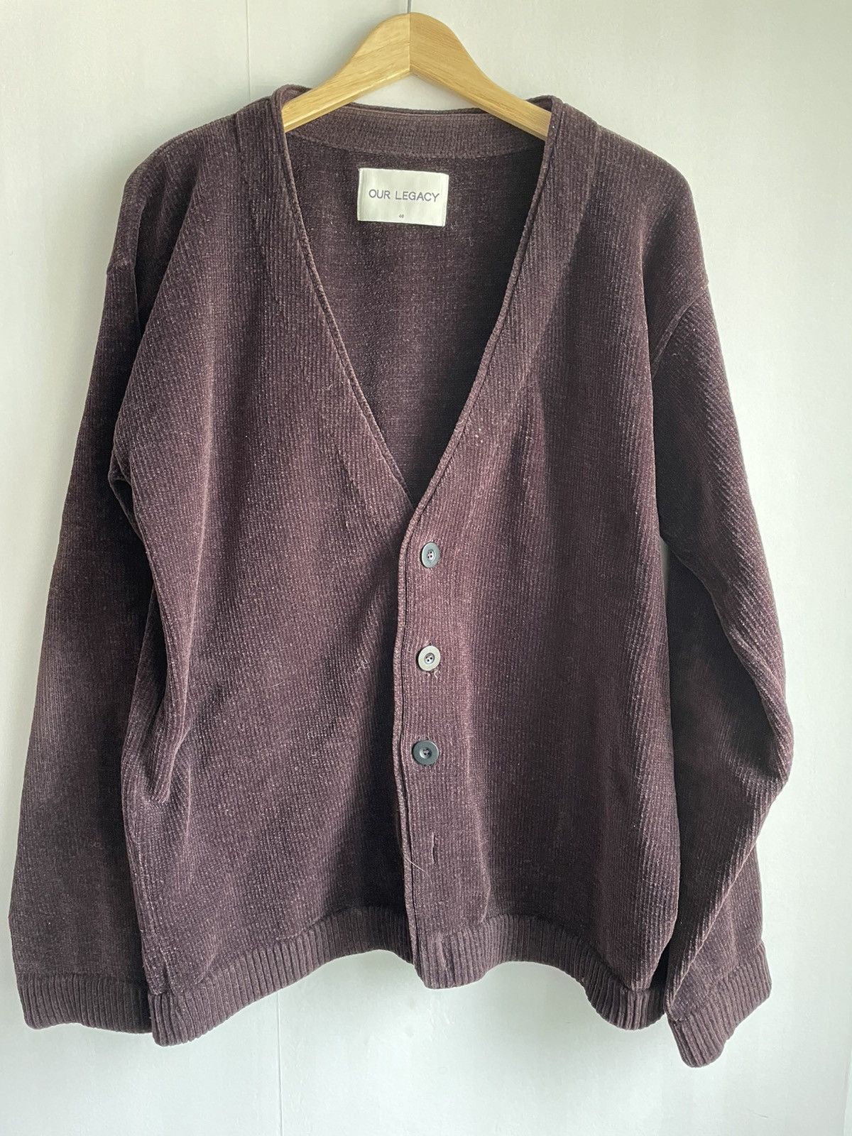 Our Legacy Our Legacy Chenille Cardigan Size US M / EU 48-50 / 2 - 1 Thumbnail