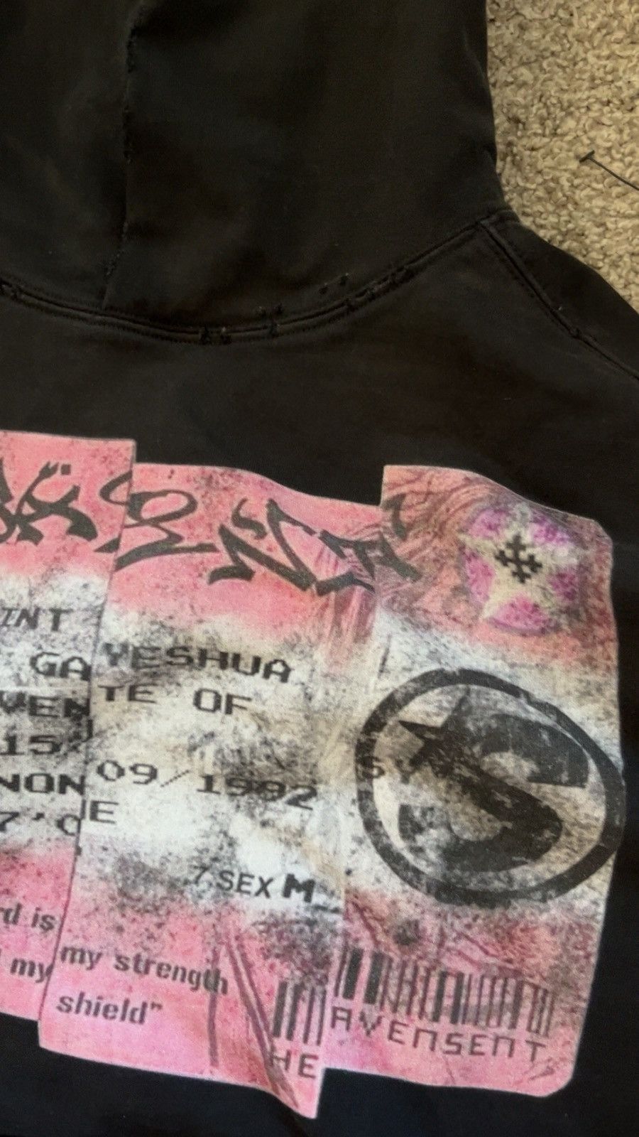 Other Black saints hoodie. Size US M / EU 48-50 / 2 - 4 Thumbnail