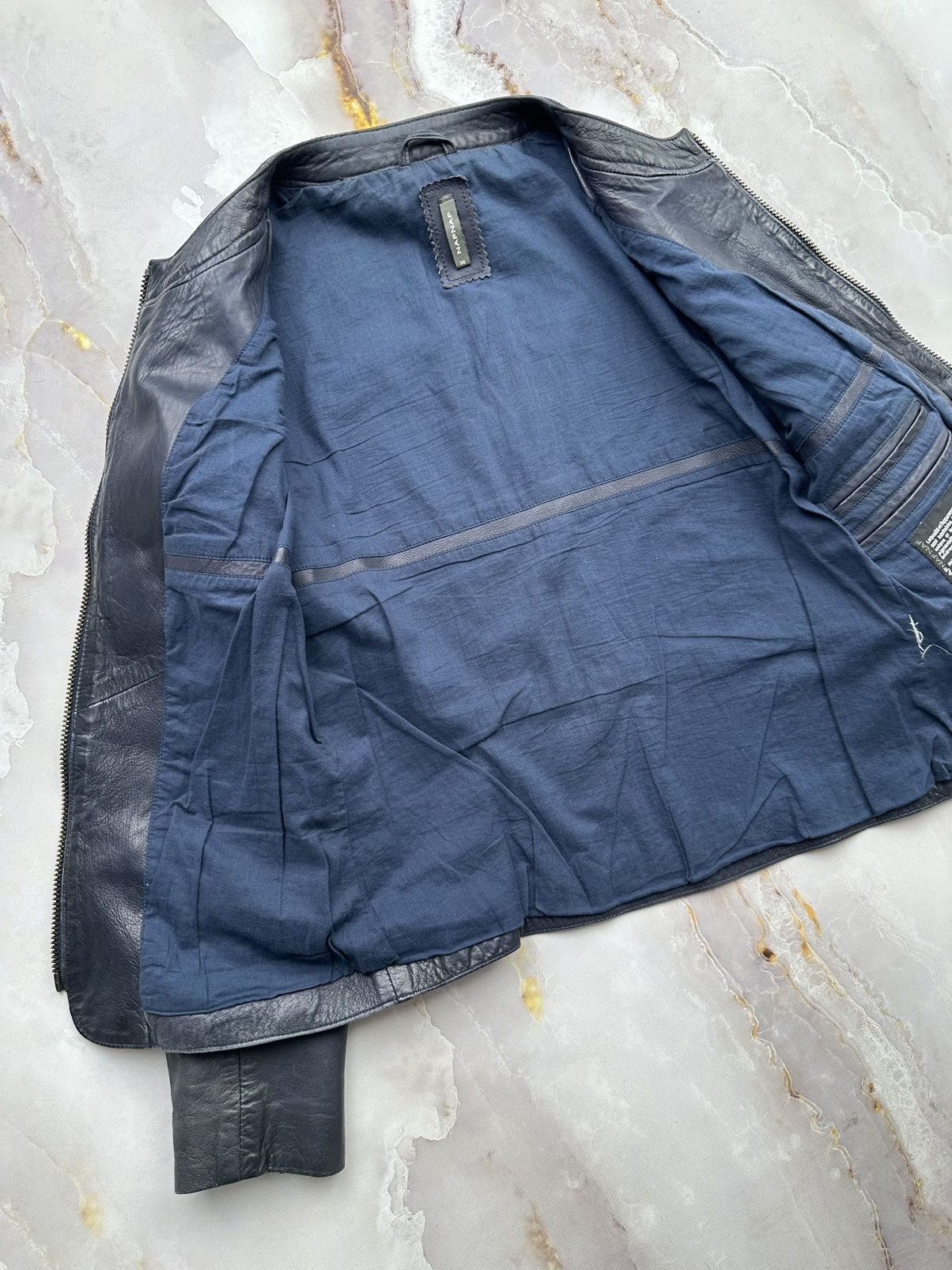 Japanese Brand Vintage Leather Jacket Size XS / US 0-2 / IT 36-38 - 5 Thumbnail