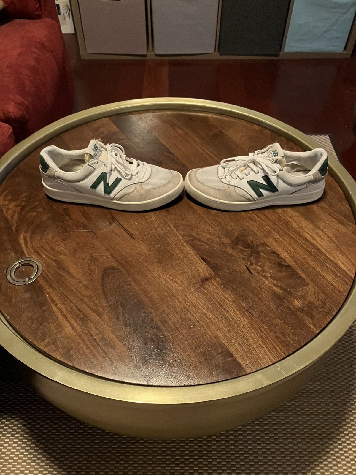 New Balance New Balance Mens CT300W3 Sneaker White/Green Size 9.5 Men’s Size US 9.5 / EU 42-43 - 2 Thumbnail