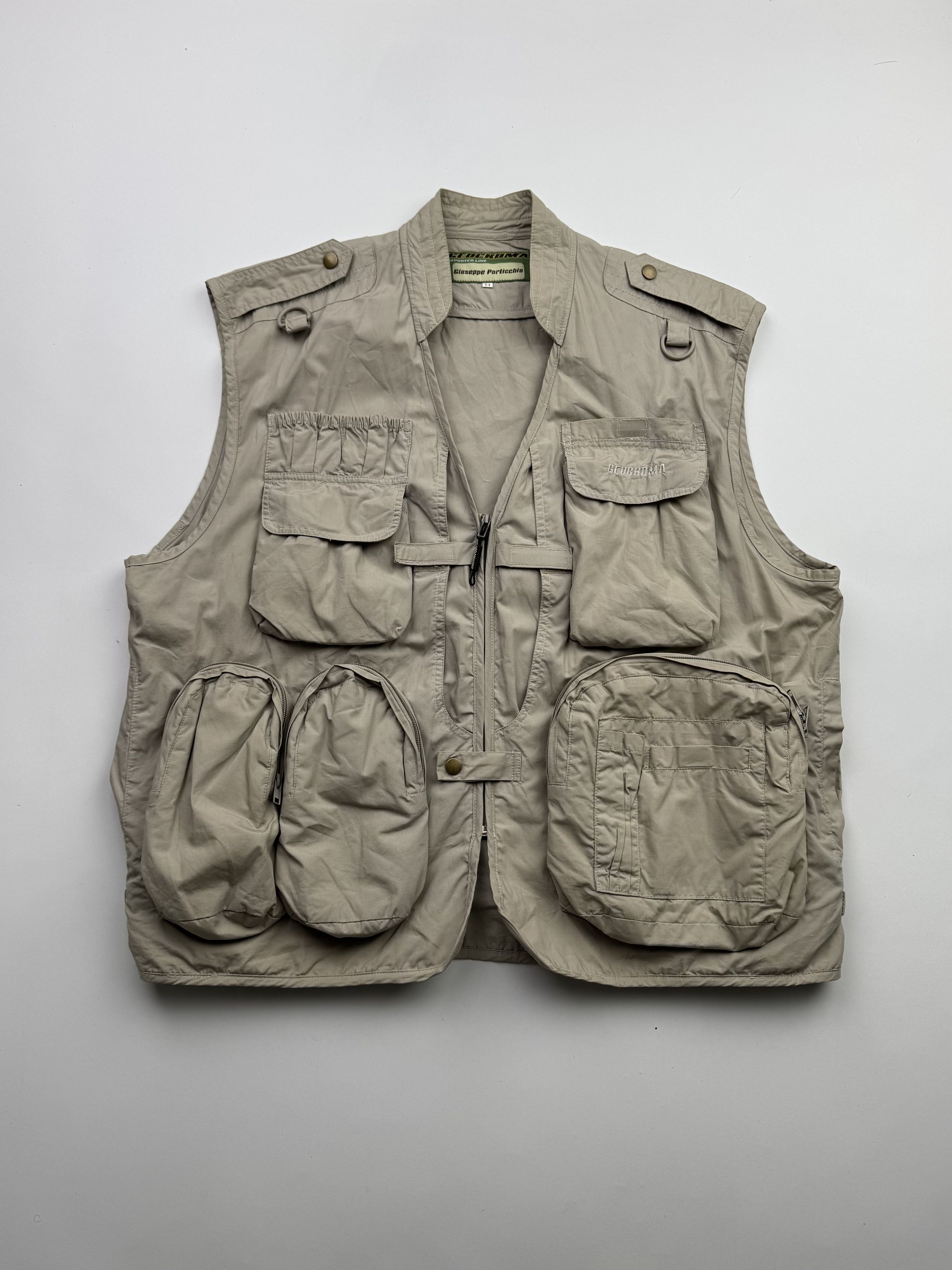 Vintage Vintage Multi-Pocket Vest B504(E2)(V391) Size US XXL / EU 58 / 5 - 1 Thumbnail