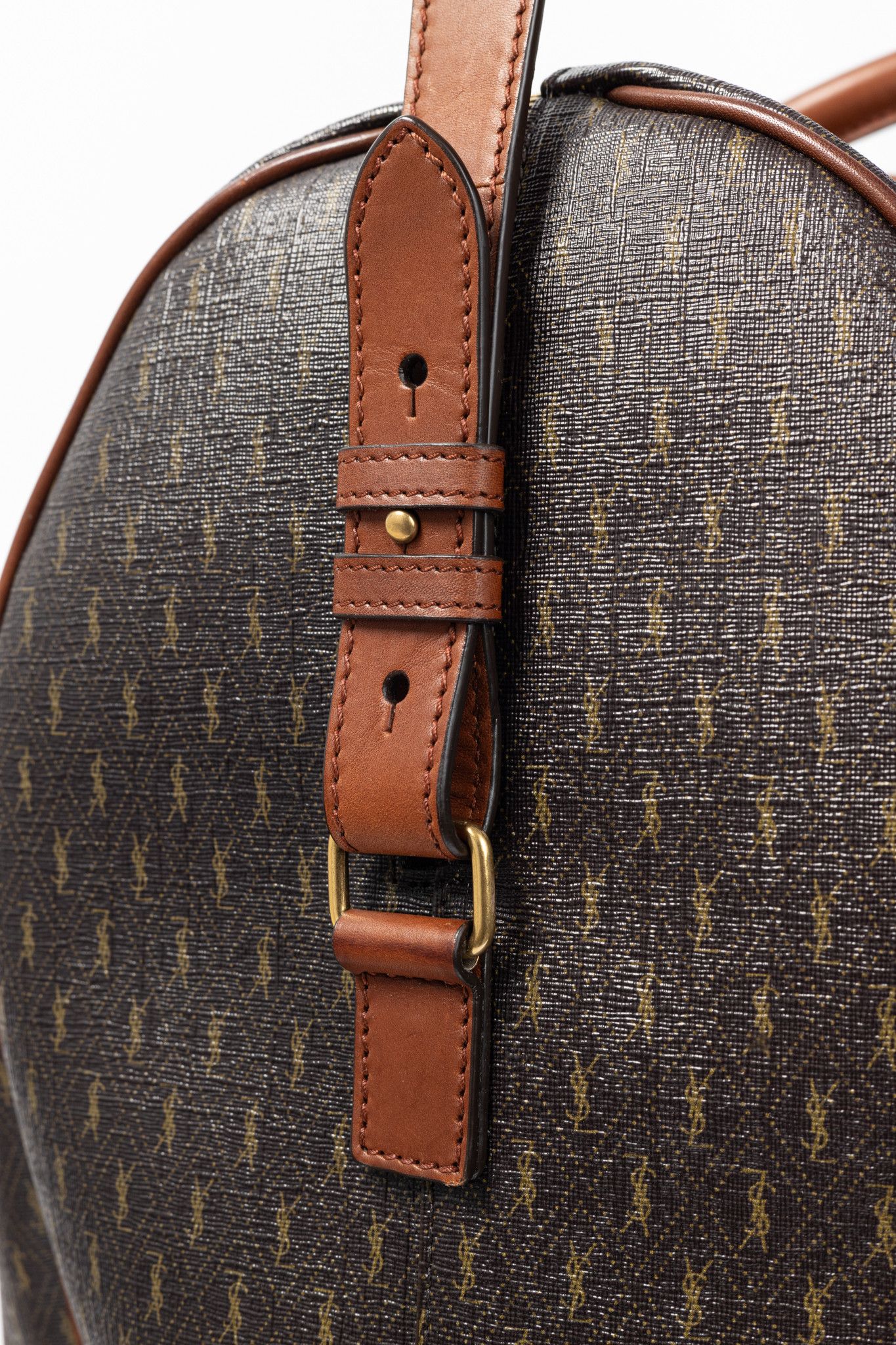 Saint Laurent Paris Saint Laurent Le Monogramme 72H Cassandre Canvas Duffle Size ONE SIZE - 12 Thumbnail