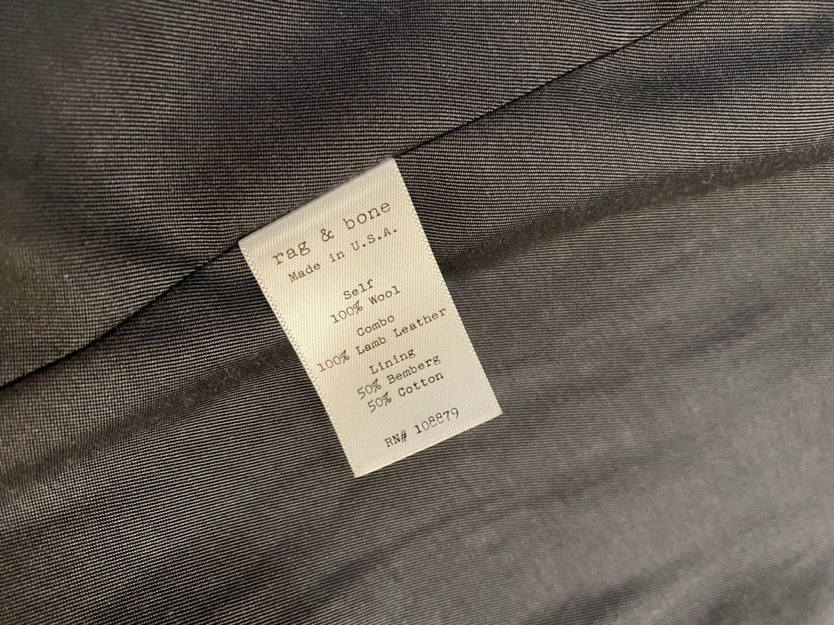 Rag & Bone Rag & Bone 🇺🇸 x Harris tweed wool lambskin B-15 bomber 46 NWT Size US XL / EU 56 / 4 - 10 Thumbnail